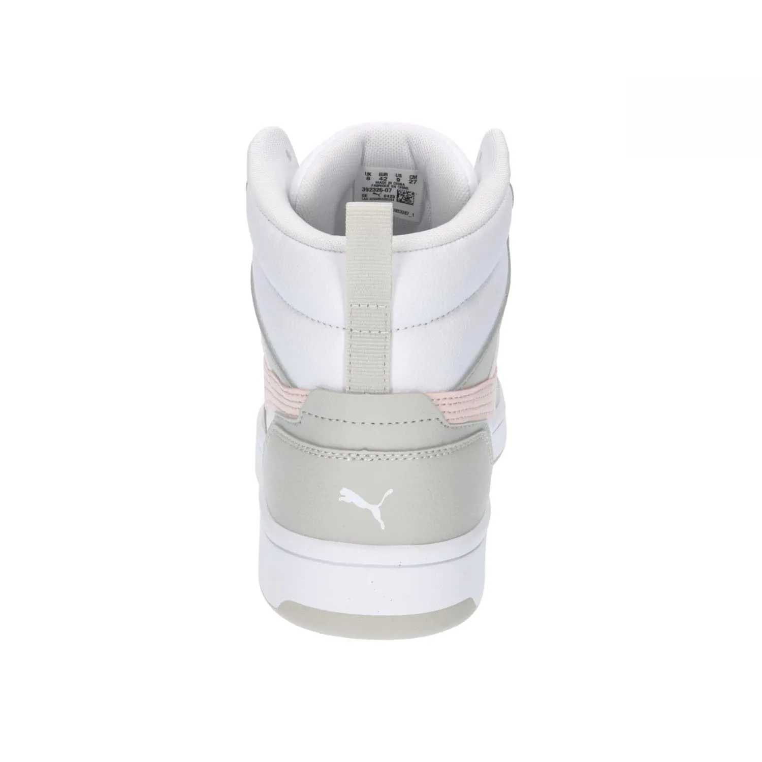 PUMA Rebound V6 Unisex Adult Sneakers, White Frosty Pink Sedate Gray, 38.5 EU - immagine 5
