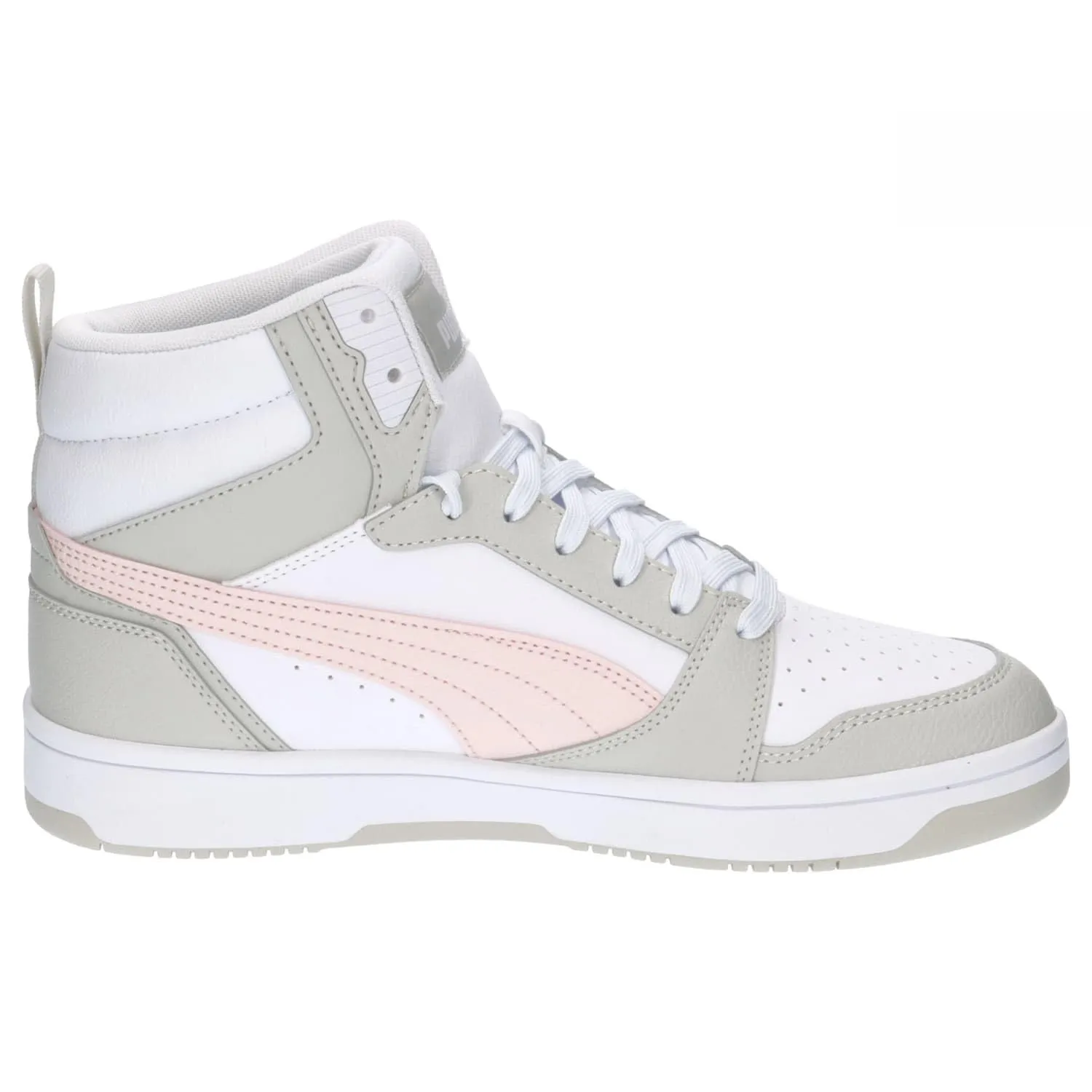 PUMA Rebound V6 Unisex Adult Sneakers, White Frosty Pink Sedate Gray, 38.5 EU - immagine 8