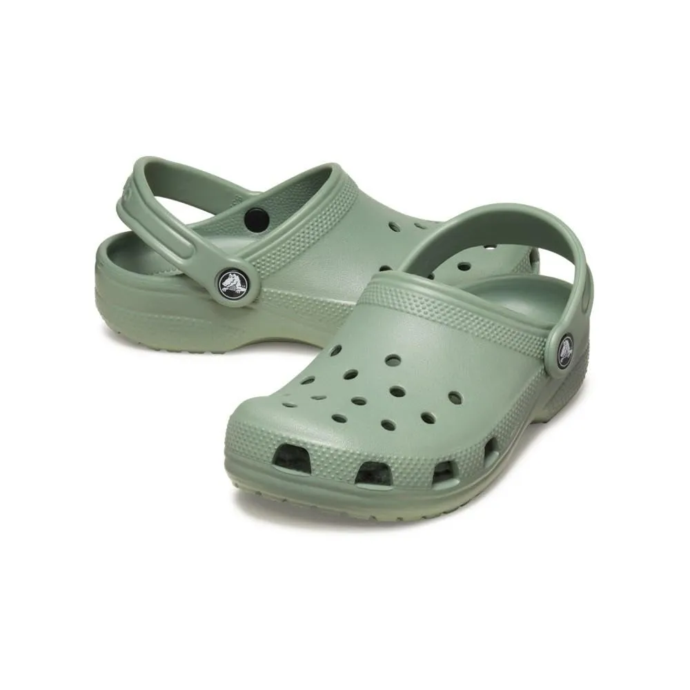 Crocs Classic Clog K Unisex Kids and Youth, Moss, 33/34 EU - immagine 5