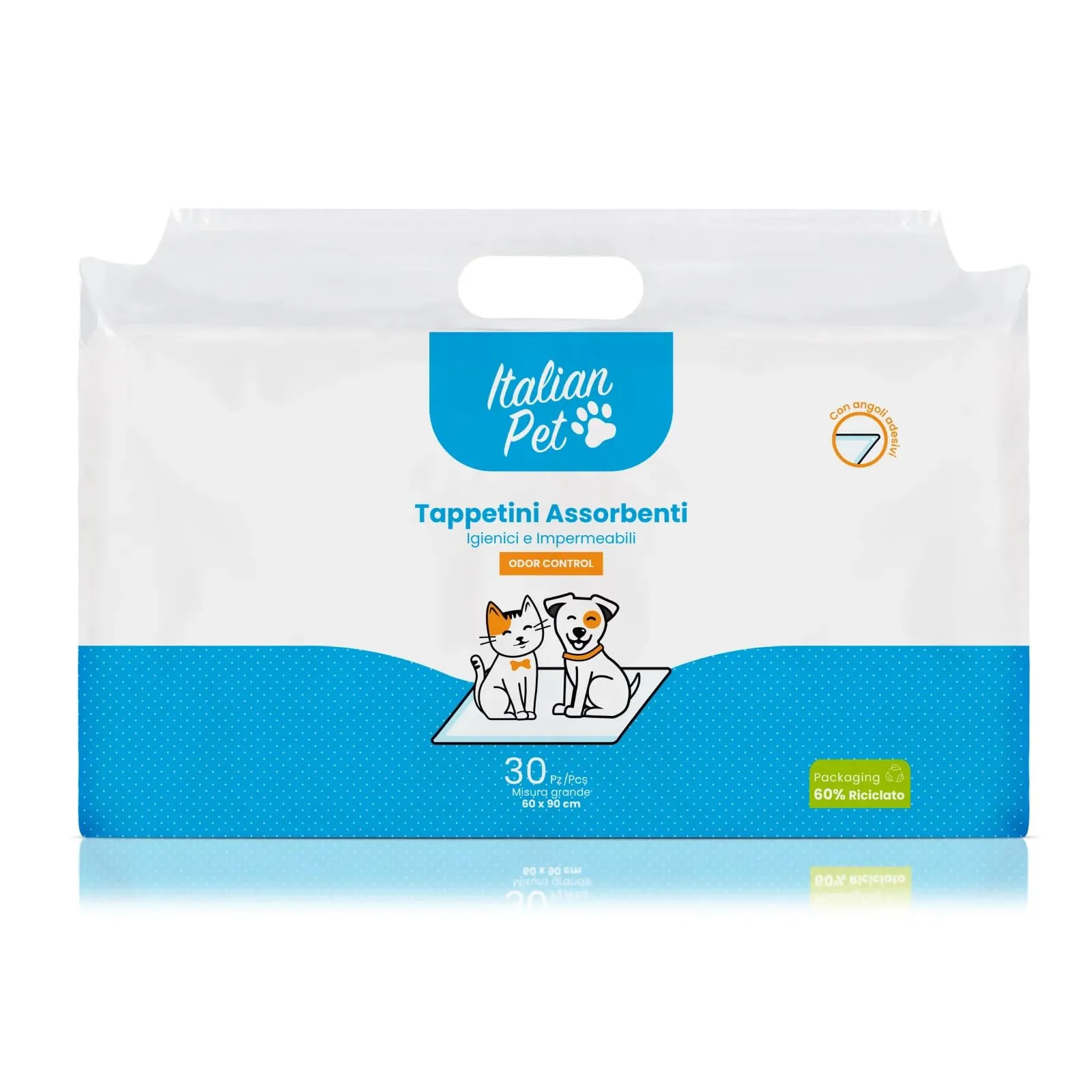 Italian Pet Traverse Cani e Gatti Super Assorbenti 60x90 cm (30 Pezzi) - immagine 2