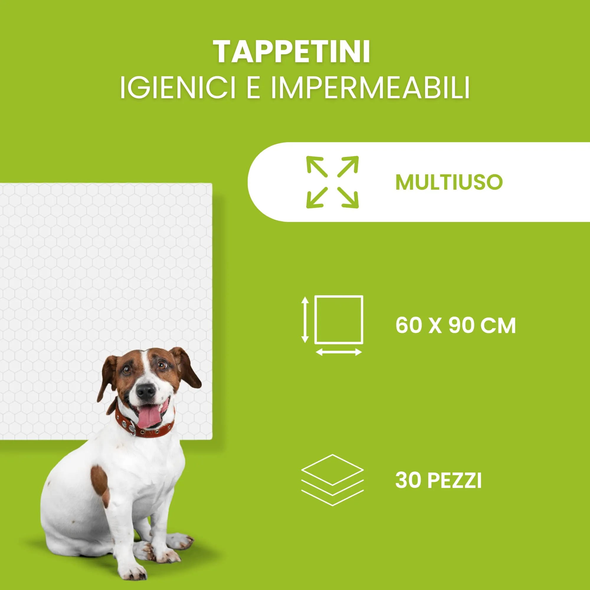 Italian Pet Traverse Cani e Gatti Super Assorbenti 60x90 cm (30 Pezzi) - immagine 6