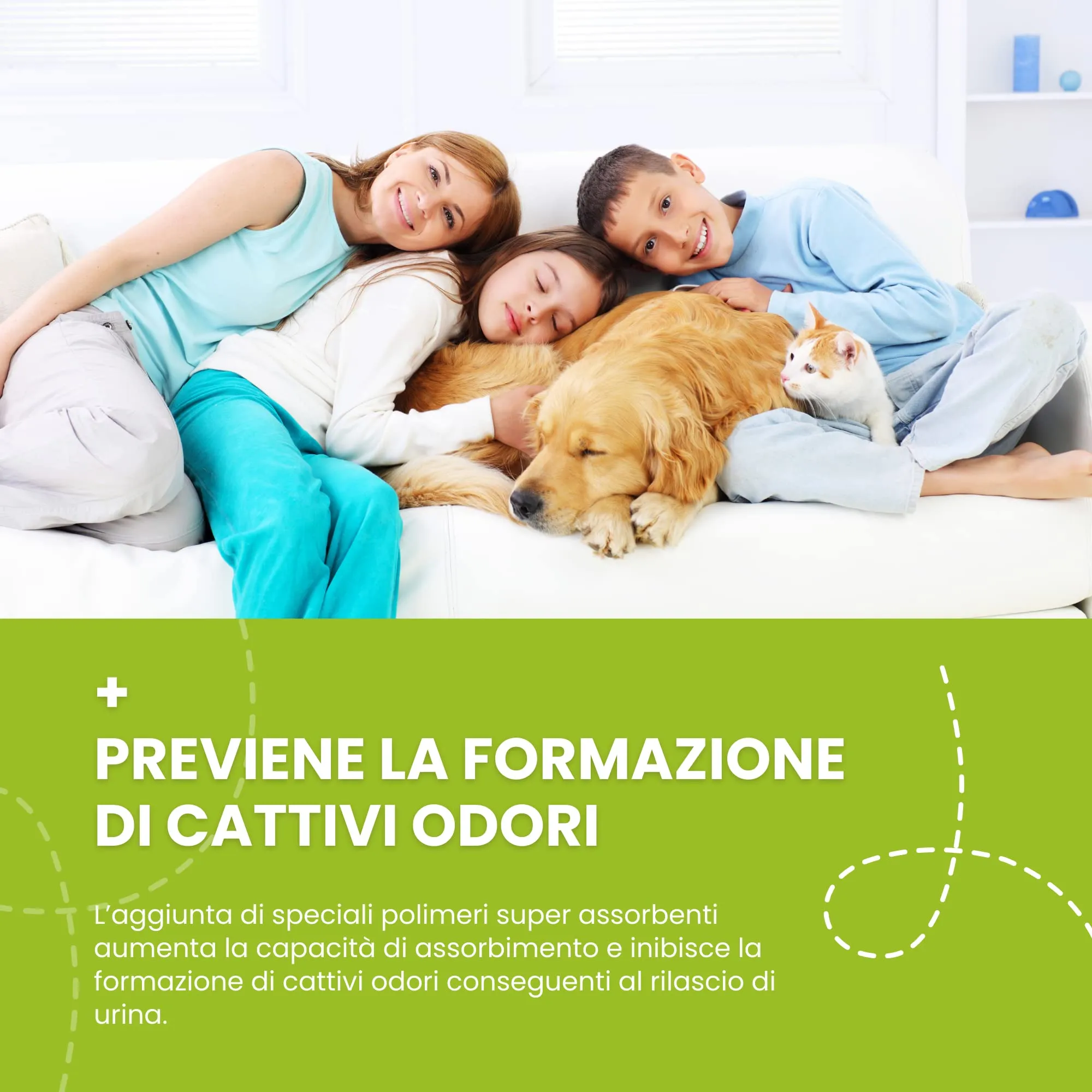 Italian Pet Traverse Cani e Gatti Super Assorbenti 60x90 cm (30 Pezzi) - immagine 8