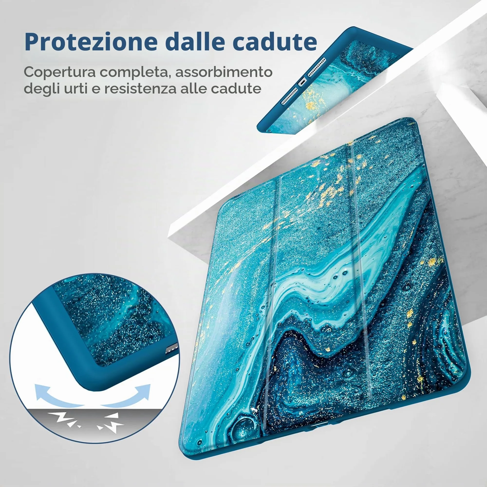CACOE Cover per iPad 9a / 8a / 7a Generazione (10,2 pollici) - immagine 3
