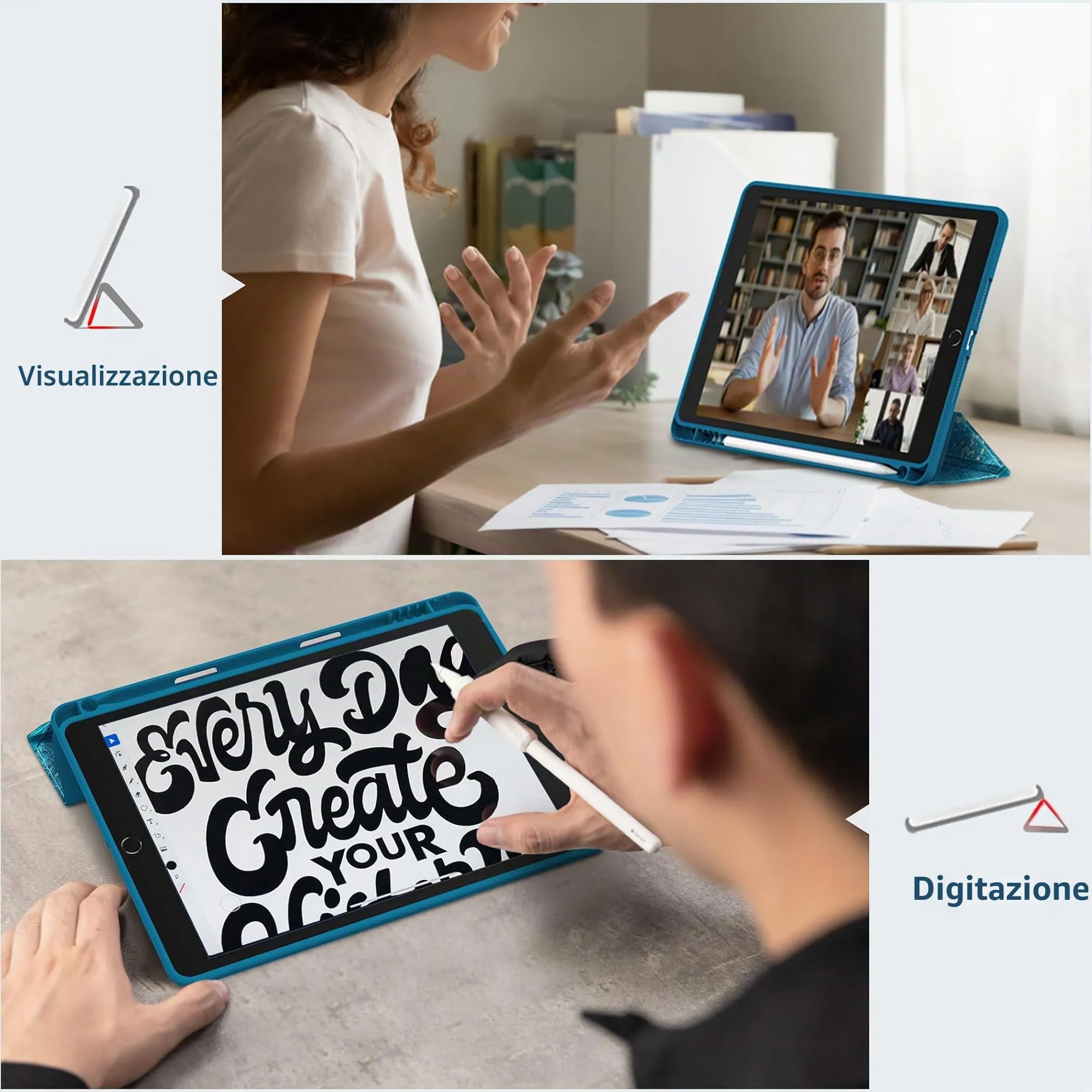 CACOE Cover per iPad 9a / 8a / 7a Generazione (10,2 pollici) - immagine 7