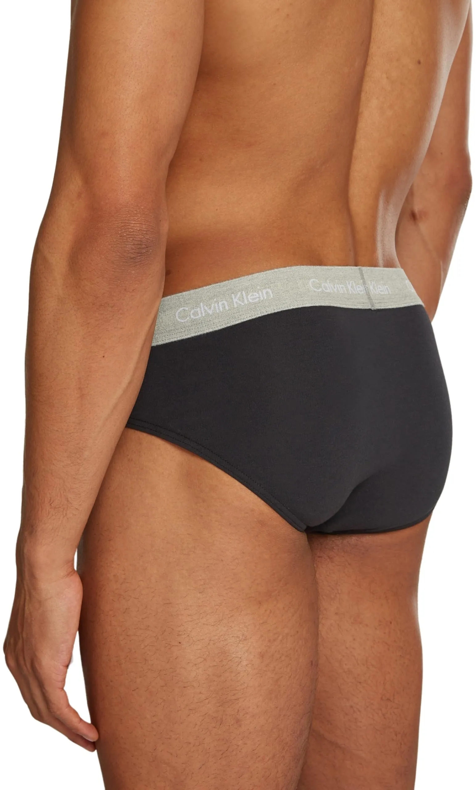 Calvin Klein Uomo Slip Hipster, 3 Pack, Black/Shade/Slate Turquoise, XL - immagine 4