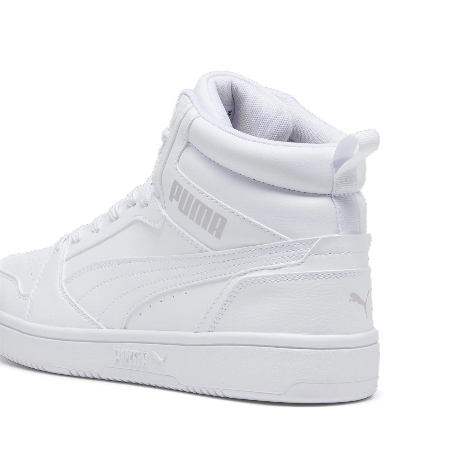 Puma Rebound V6 Unisex Adult Sneakers - White White Cool Light Gray, 42.5 EU - immagine 3