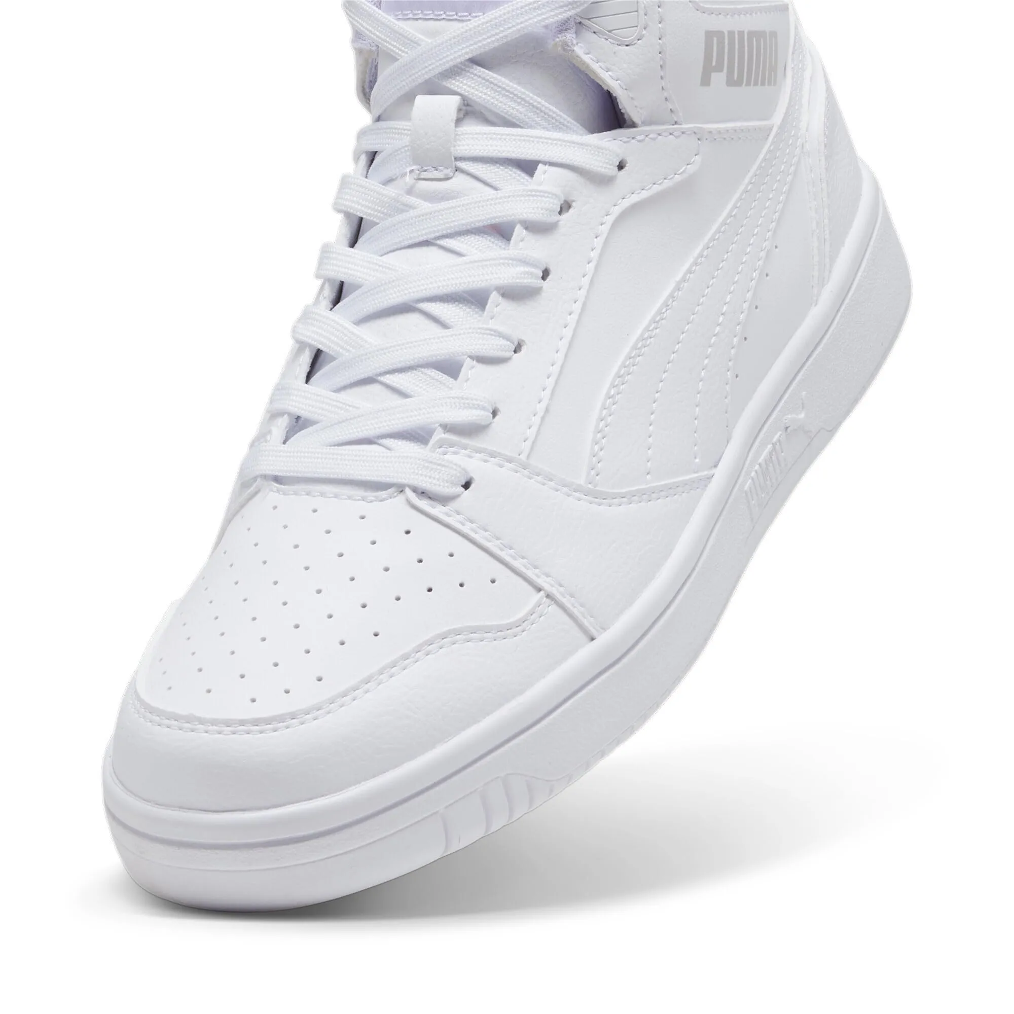 PUMA Rebound V6, White White Cool Light Gray, 45 EU - immagine 7