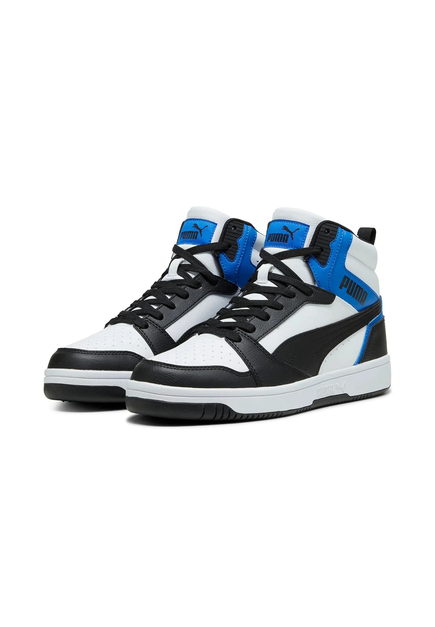 PUMA Rebound V6 Unisex Adult Sneakers, Black White Team Royal, 44 EU - immagine 1