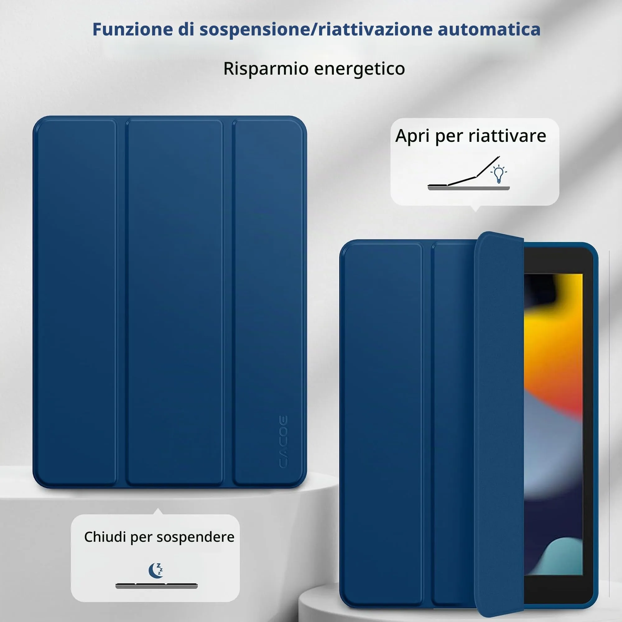 CACOE Cover per iPad 9a / 8a / 7a Generazione (10,2 pollici) - immagine 4