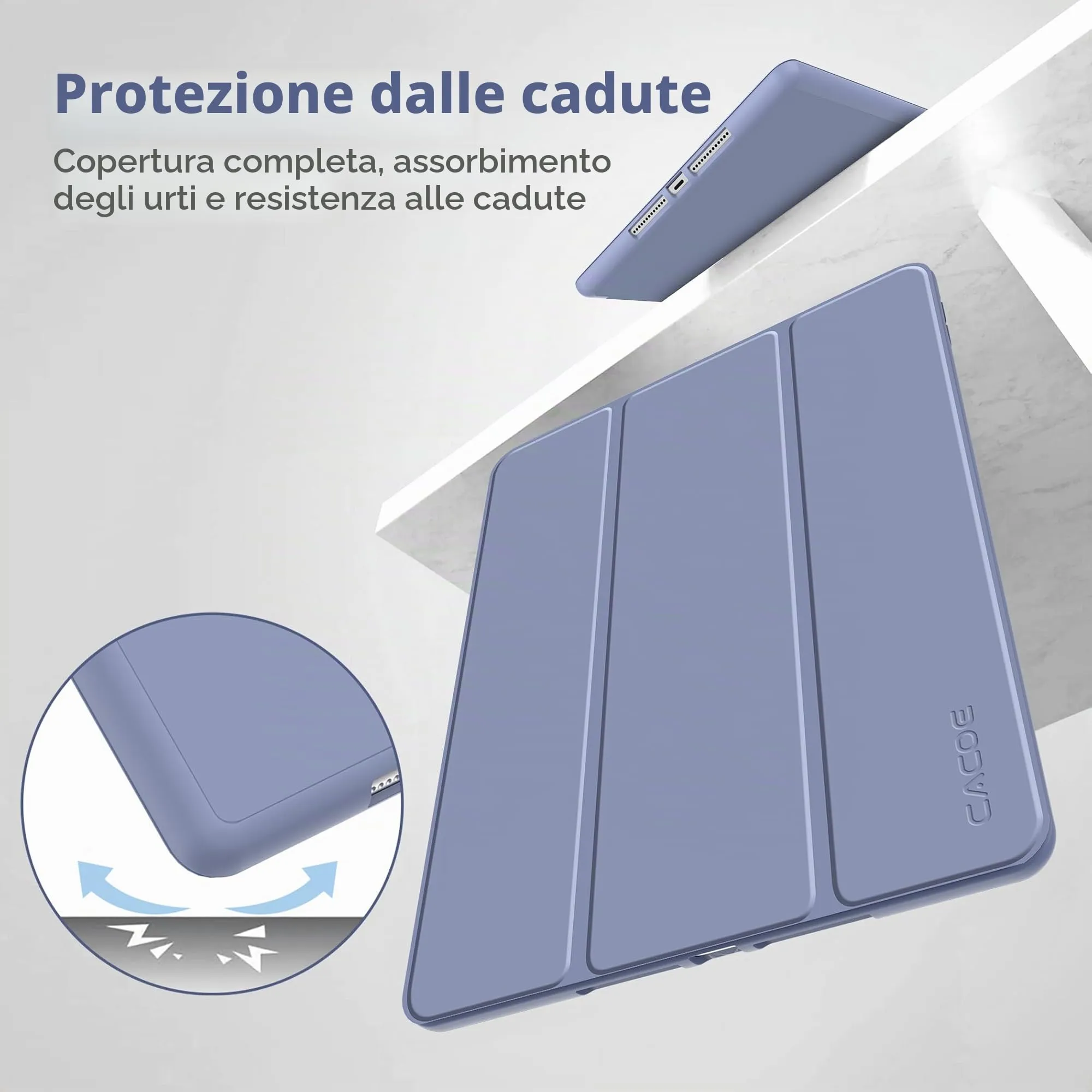 CACOE Cover per iPad 9ª / 8ª / 7ª Generazione 10,2 pollici - immagine 5
