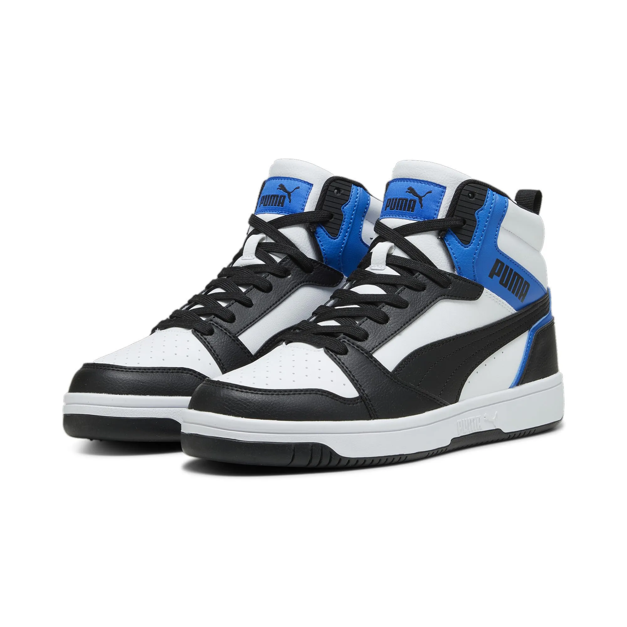 Puma Rebound V6 Unisex Adult Sneakers, Black White Team Royal, 37 EU - immagine 3