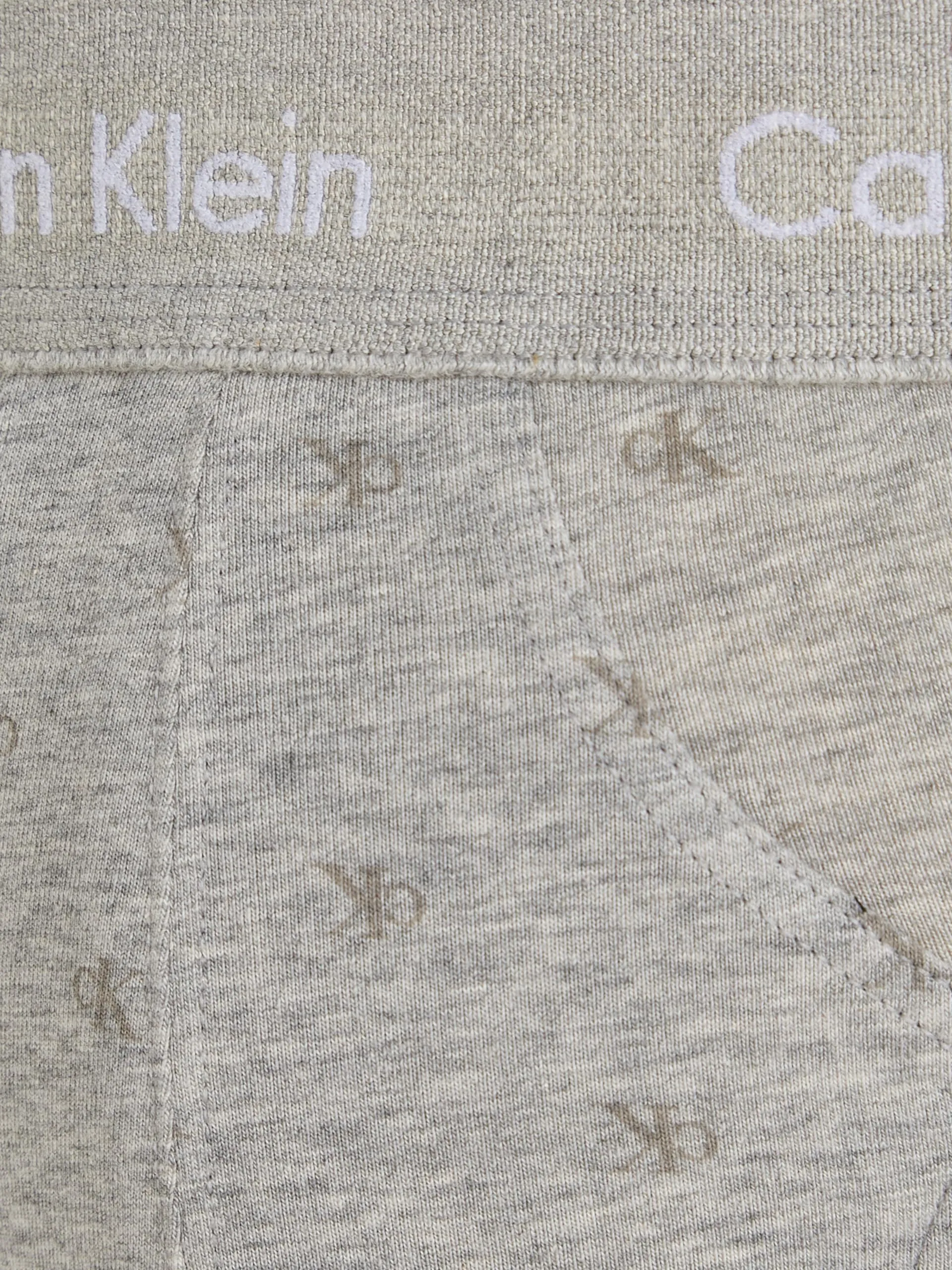 Calvin Klein Uomo Slip Hipster, Set da 3, Multicolore (Blk, Diamond Logo_Gr Heath, N Stone), S - immagine 5