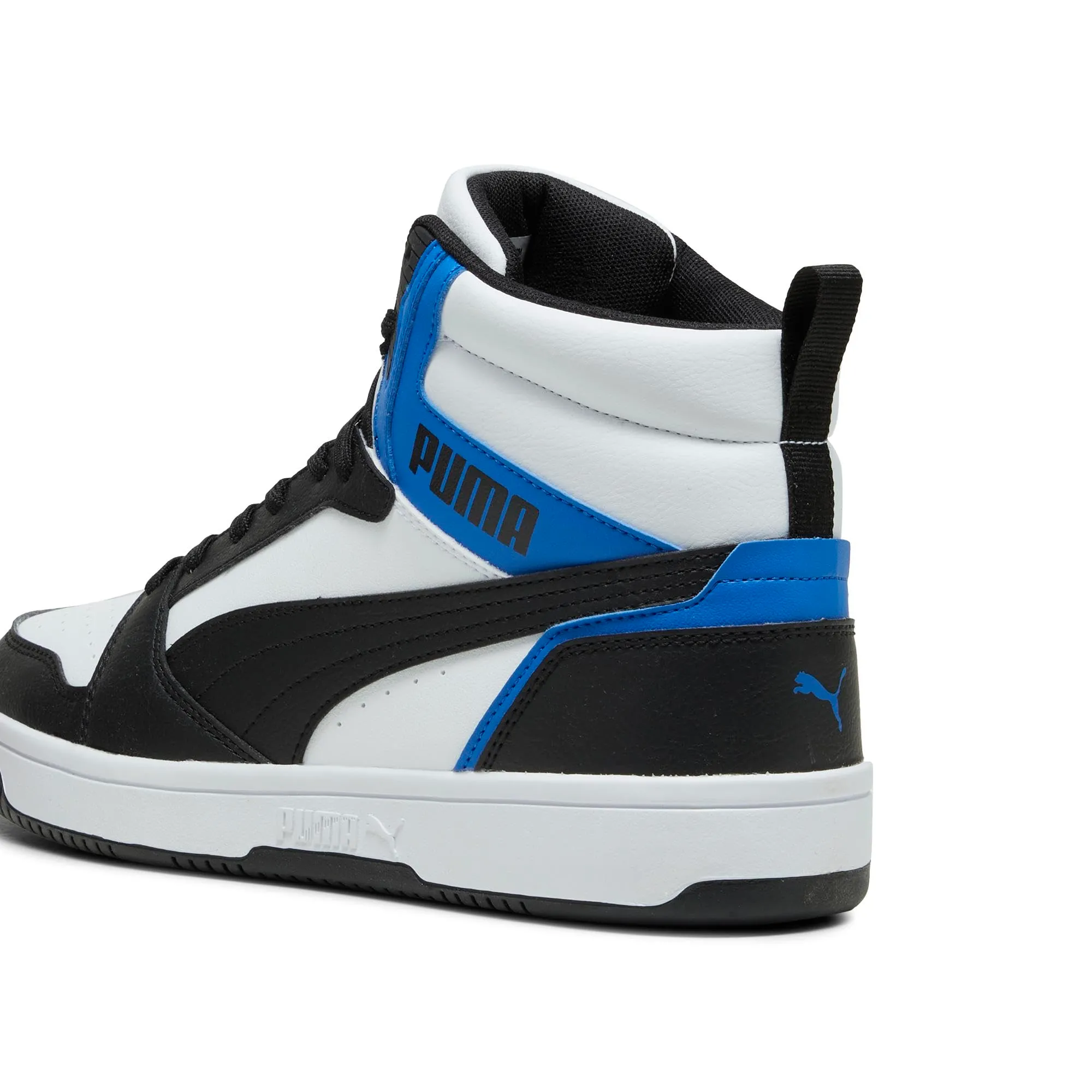 PUMA Rebound V6 Unisex Adult Sneakers - Black White Team Royal, 37.5 EU - immagine 2