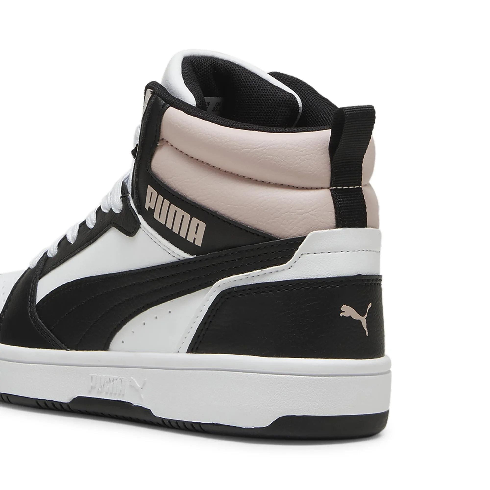 Puma Rebound V6 Unisex Sneakers - White Black Mauve Mist, 42.5 EU - immagine 5