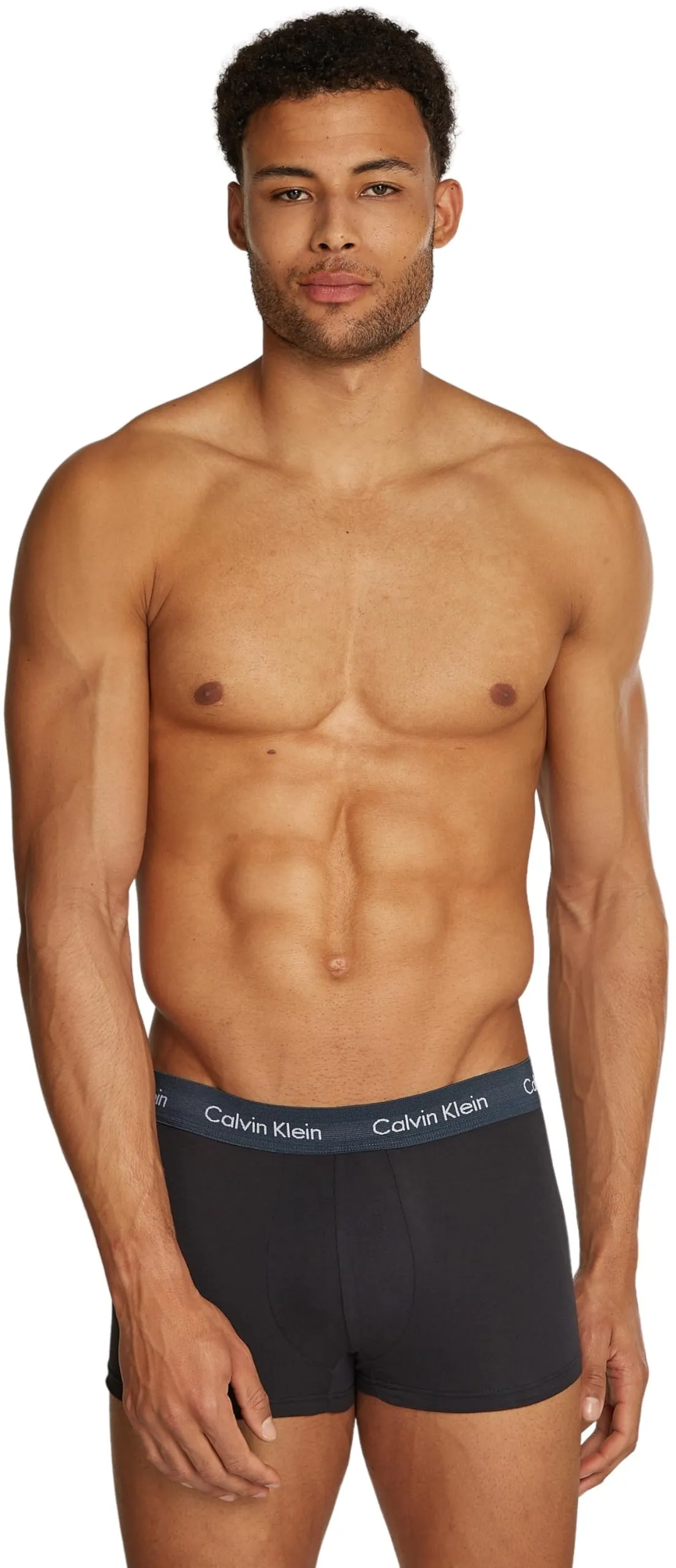 Calvin Klein Uomo Pantaloncini Boxer Vita Bassa, Confezione da 3, Nero (B- Ink, Ash, Troposphere), XL - immagine 3