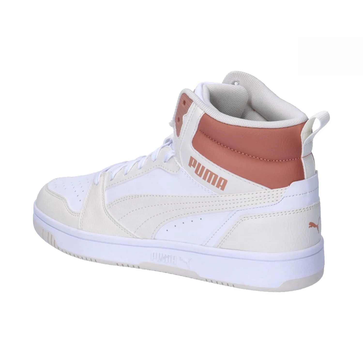 PUMA Rebound V6 Unisex Adult Sneakers - White Frosted Ivory Deeva Peach, 37 EU - immagine 3