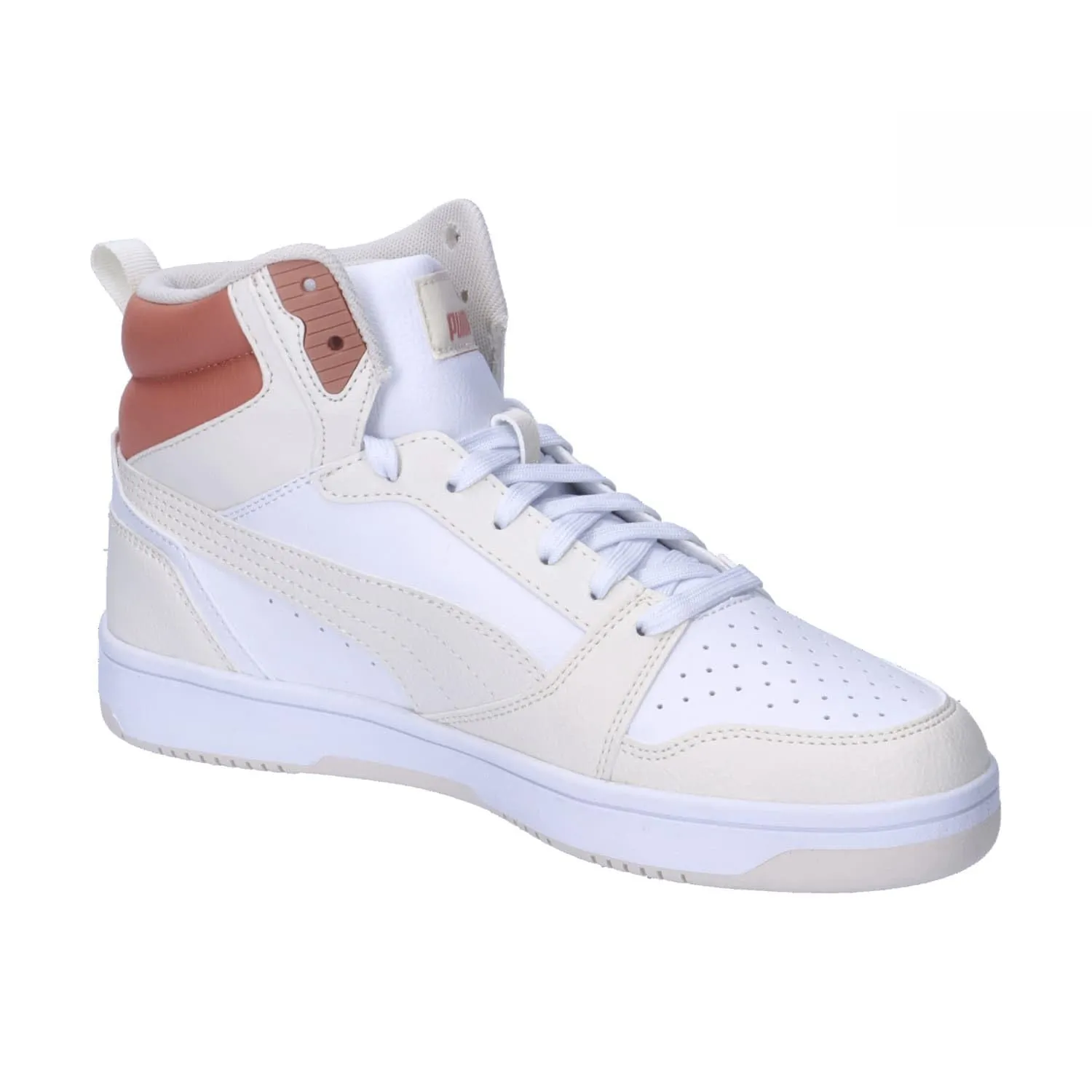 PUMA Rebound V6 Unisex Adult Sneakers - White Frosted Ivory Deeva Peach, 37 EU - immagine 10