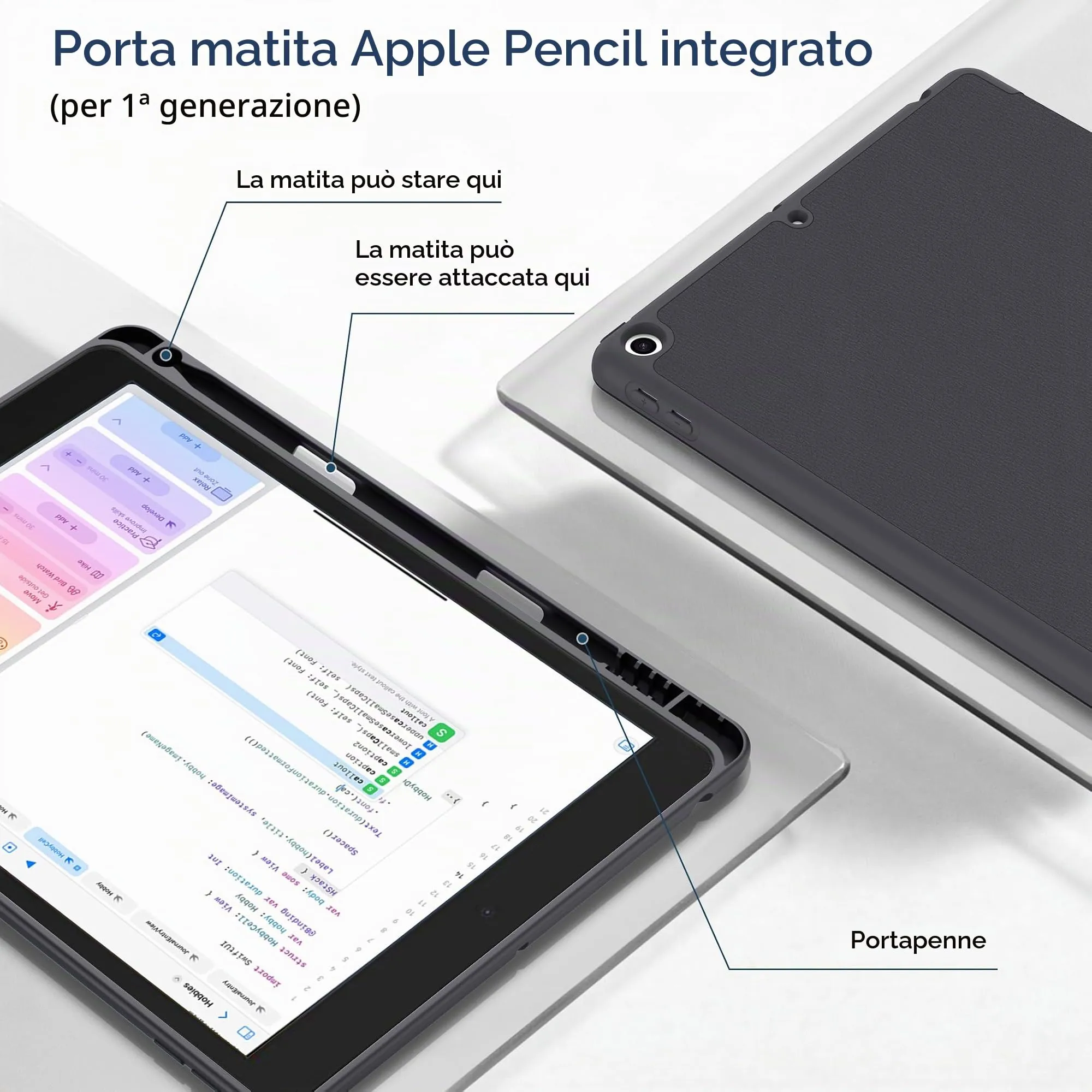 CACOE Cover per iPad 9a/8a/7a Generazione 10,2 pollici - immagine 3