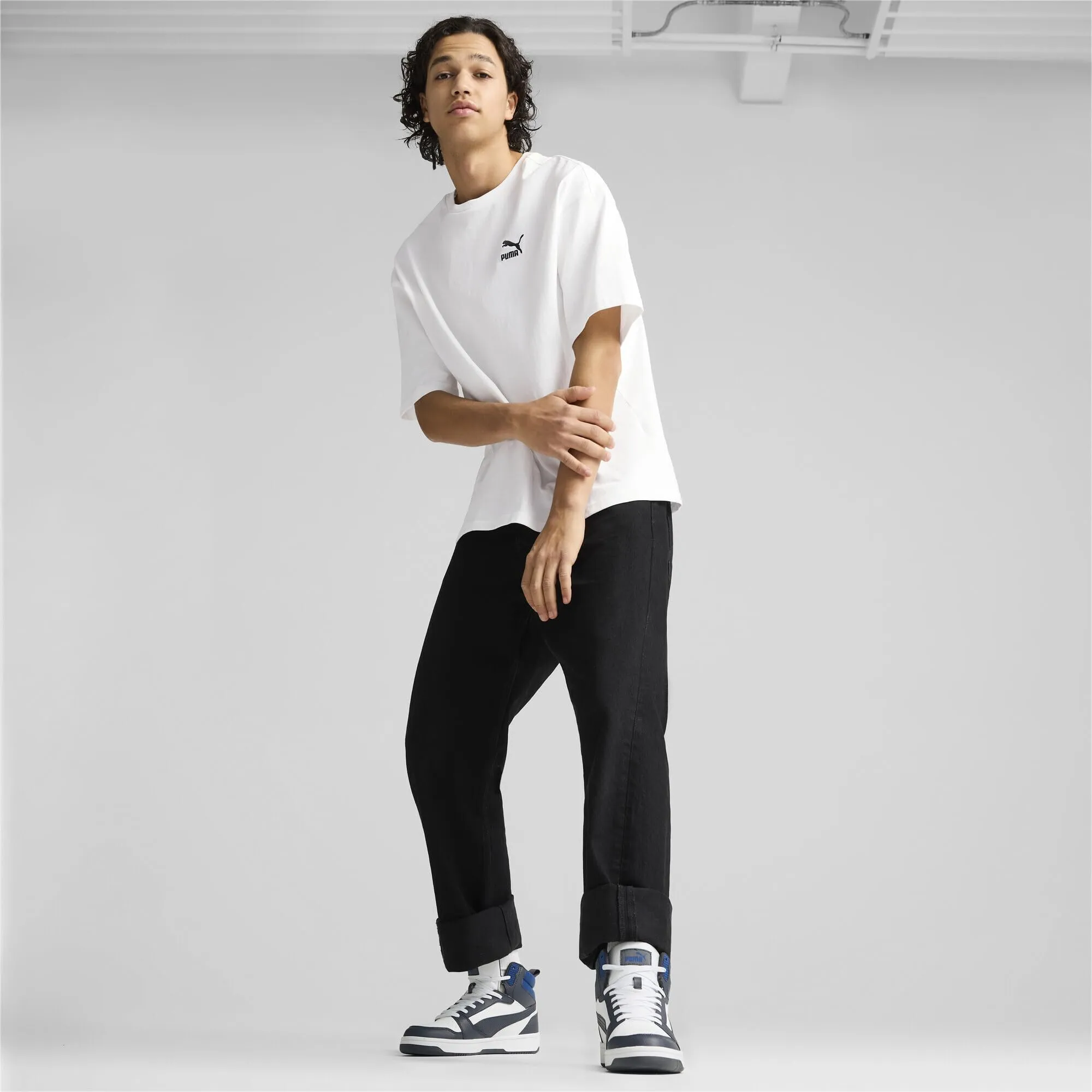 PUMA Rebound V6, White Galactic Gray Clyde Royal, 40 EU - immagine 2
