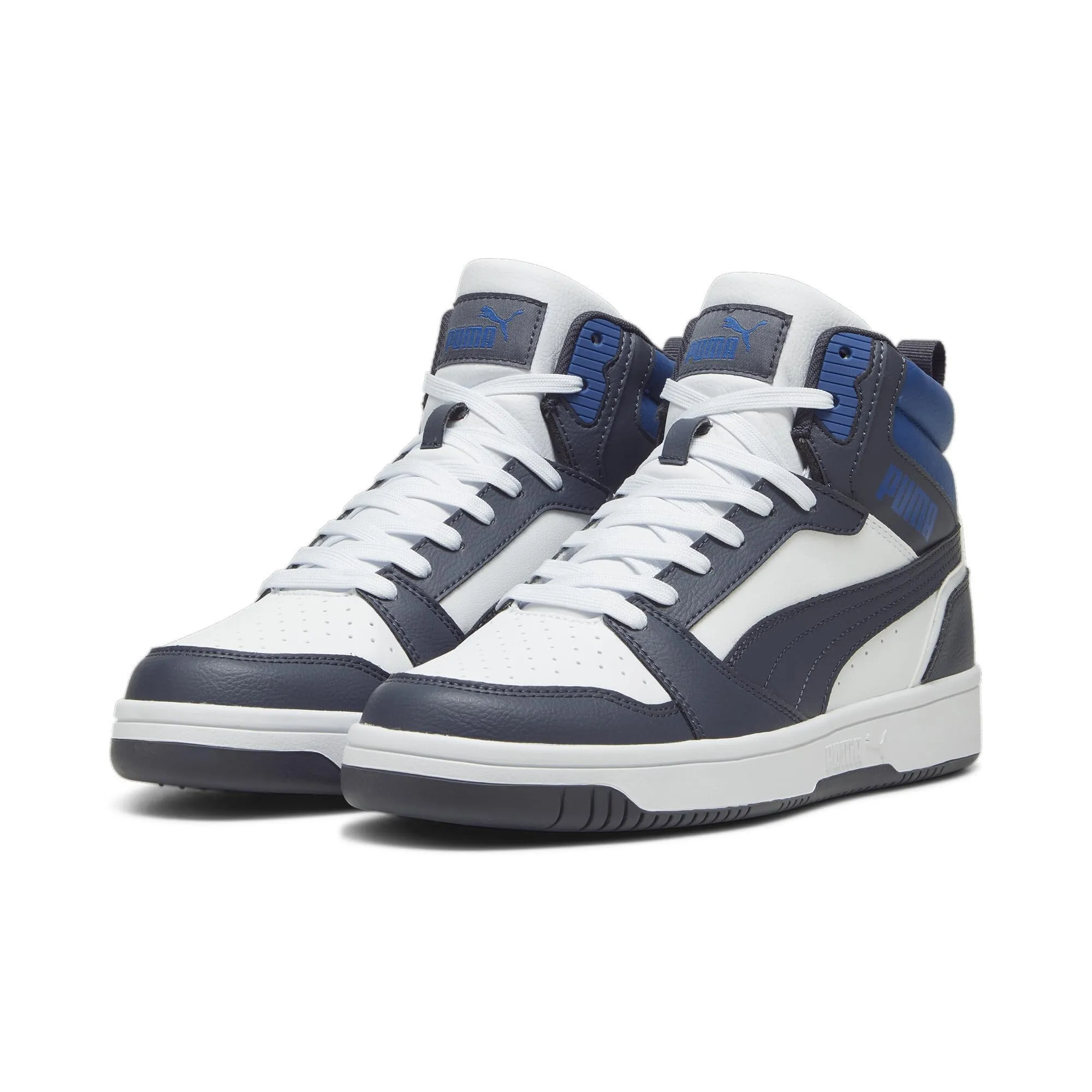 PUMA Rebound V6, White Galactic Gray Clyde Royal, 40 EU - immagine 3