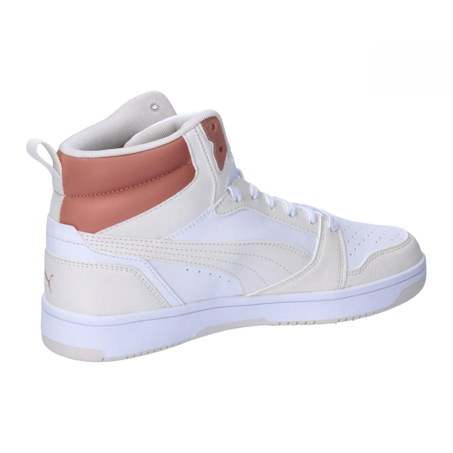 PUMA Rebound V6 Unisex Adult Sneakers - White Frosted Ivory Deeva Peach, 39 EU - immagine 8
