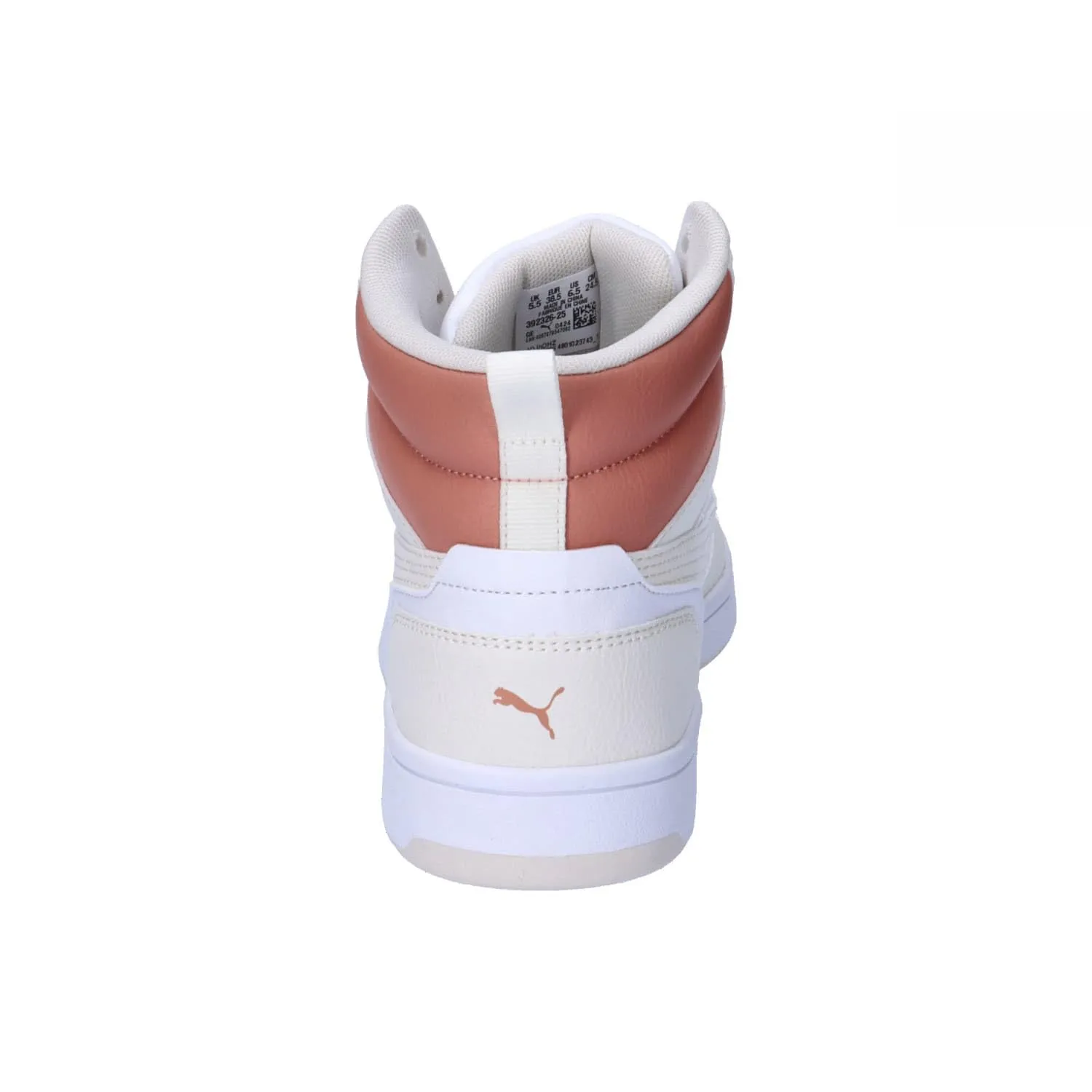 PUMA Rebound V6 Unisex Adult Sneakers, White Frosted Ivory Deeva Peach, 38.5 EU - immagine 6
