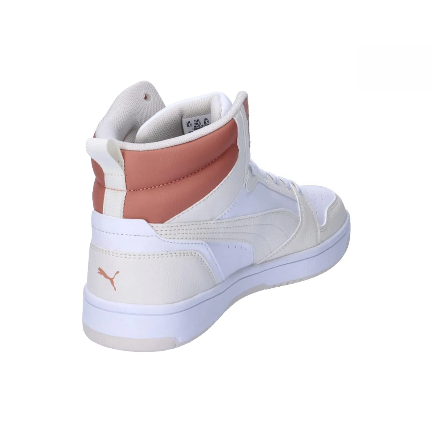 PUMA Rebound V6 Unisex Adult Sneakers, White Frosted Ivory Deeva Peach, 38.5 EU - immagine 7