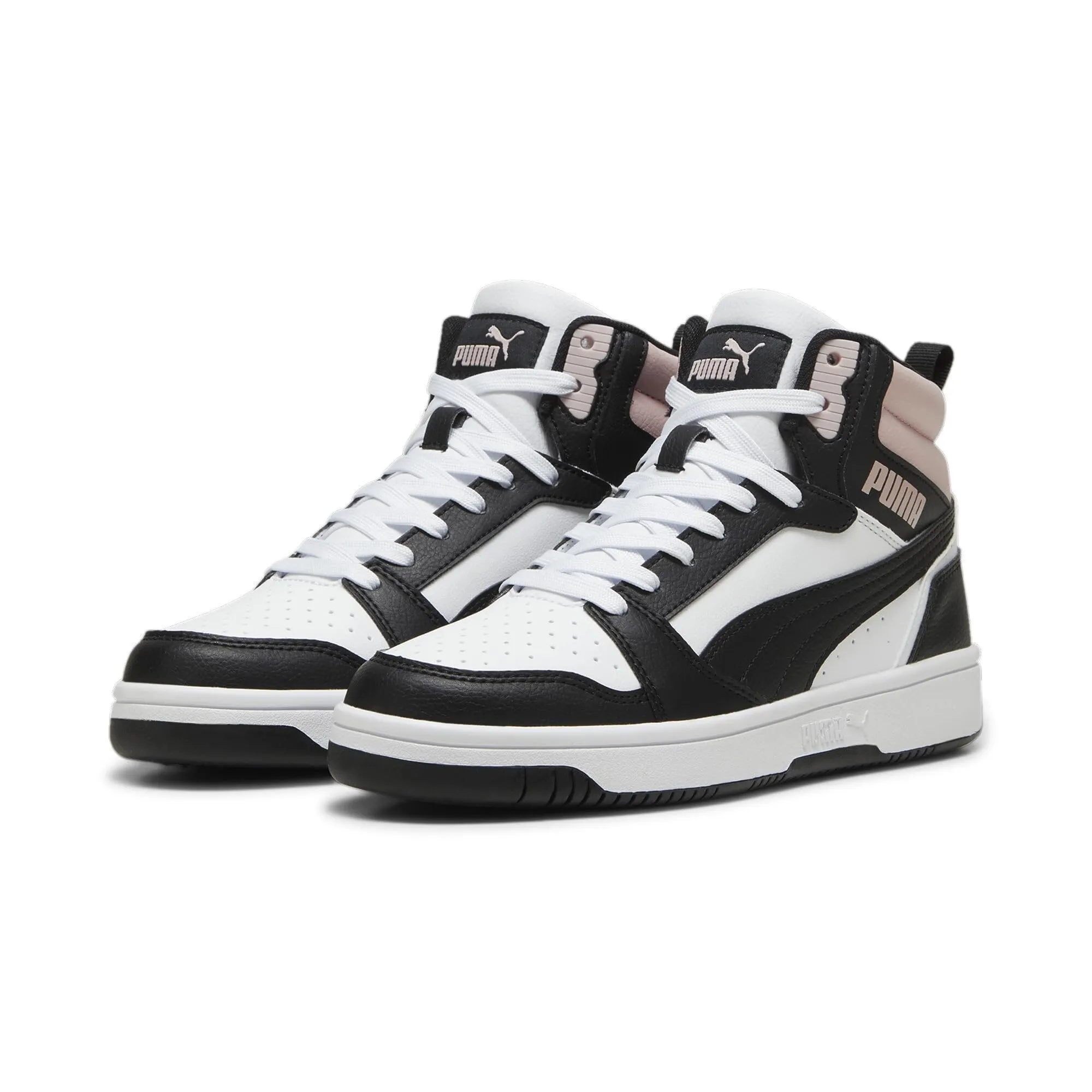 PUMA Rebound V6, White Black Mauve Mist, 38.5 EU - immagine 4
