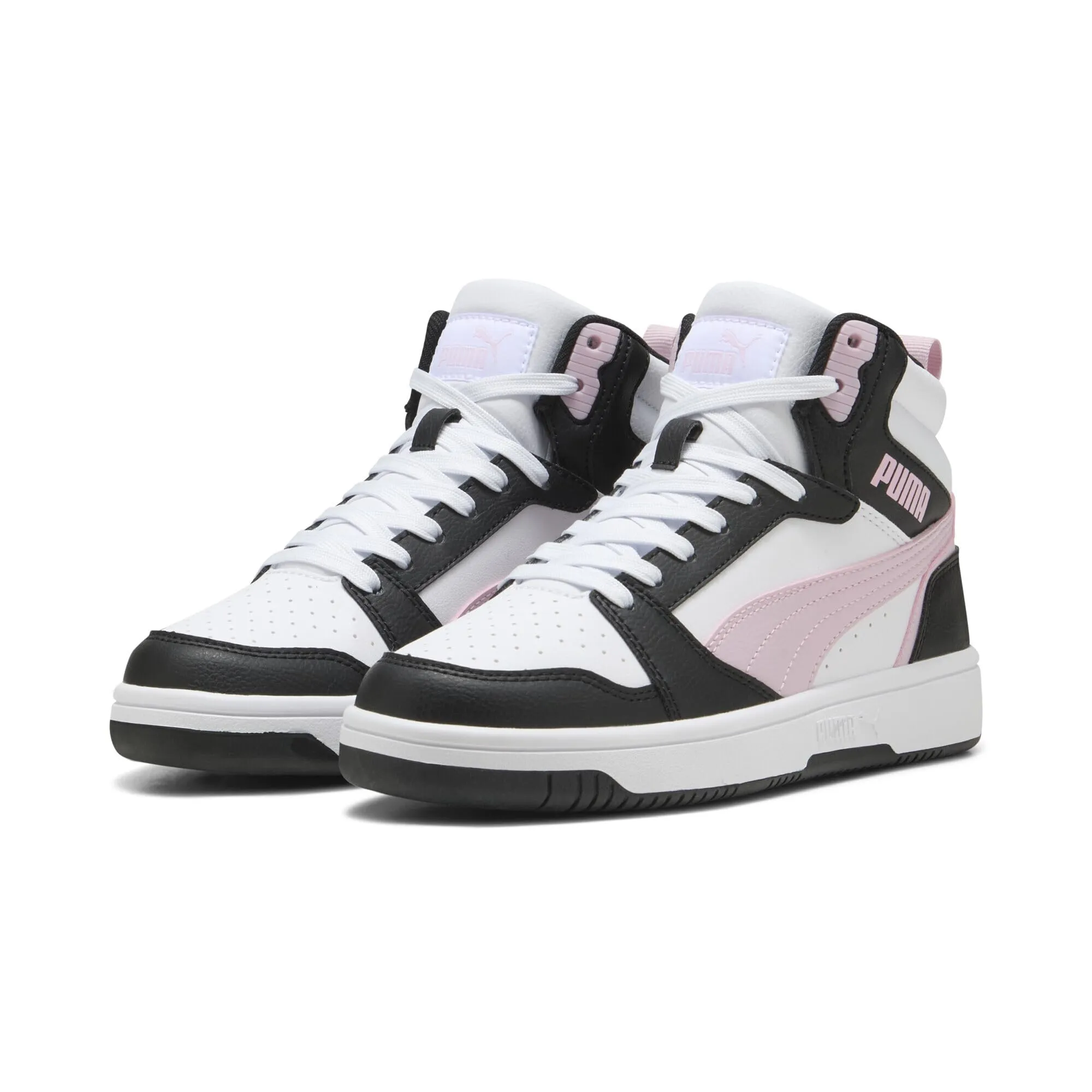 PUMA Rebound V6 Sneakers, White Rose Mauve Black, 47 EU - immagine 1
