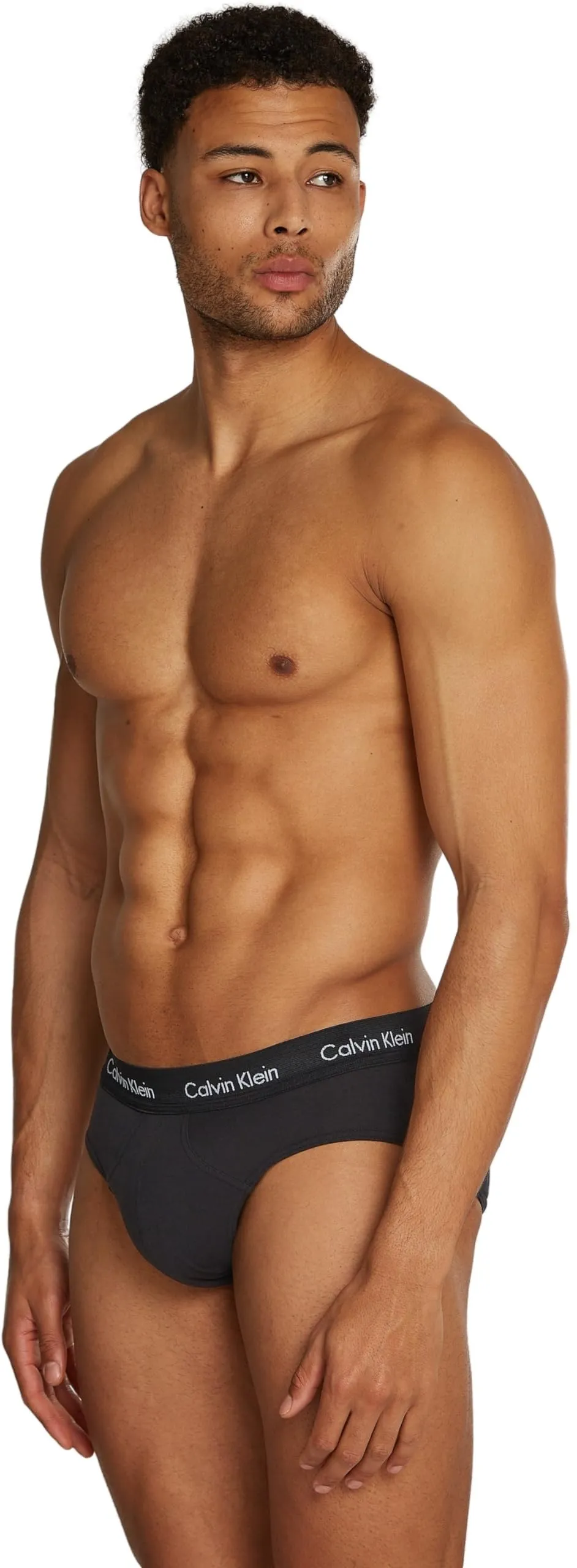 Calvin Klein Uomo Slip Hipster, 3 Pack, Black, Shade, Slate Turquoise, S - immagine 3