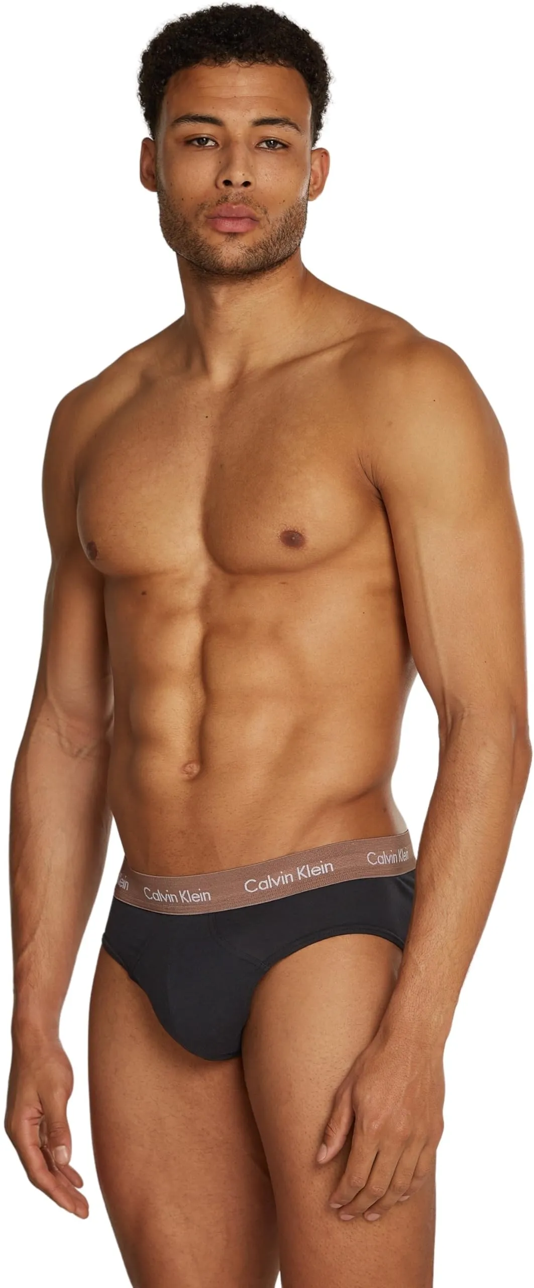 Calvin Klein Uomo Slip Hipster, 3 Pack, Black, Shade, Slate Turquoise, S - immagine 6