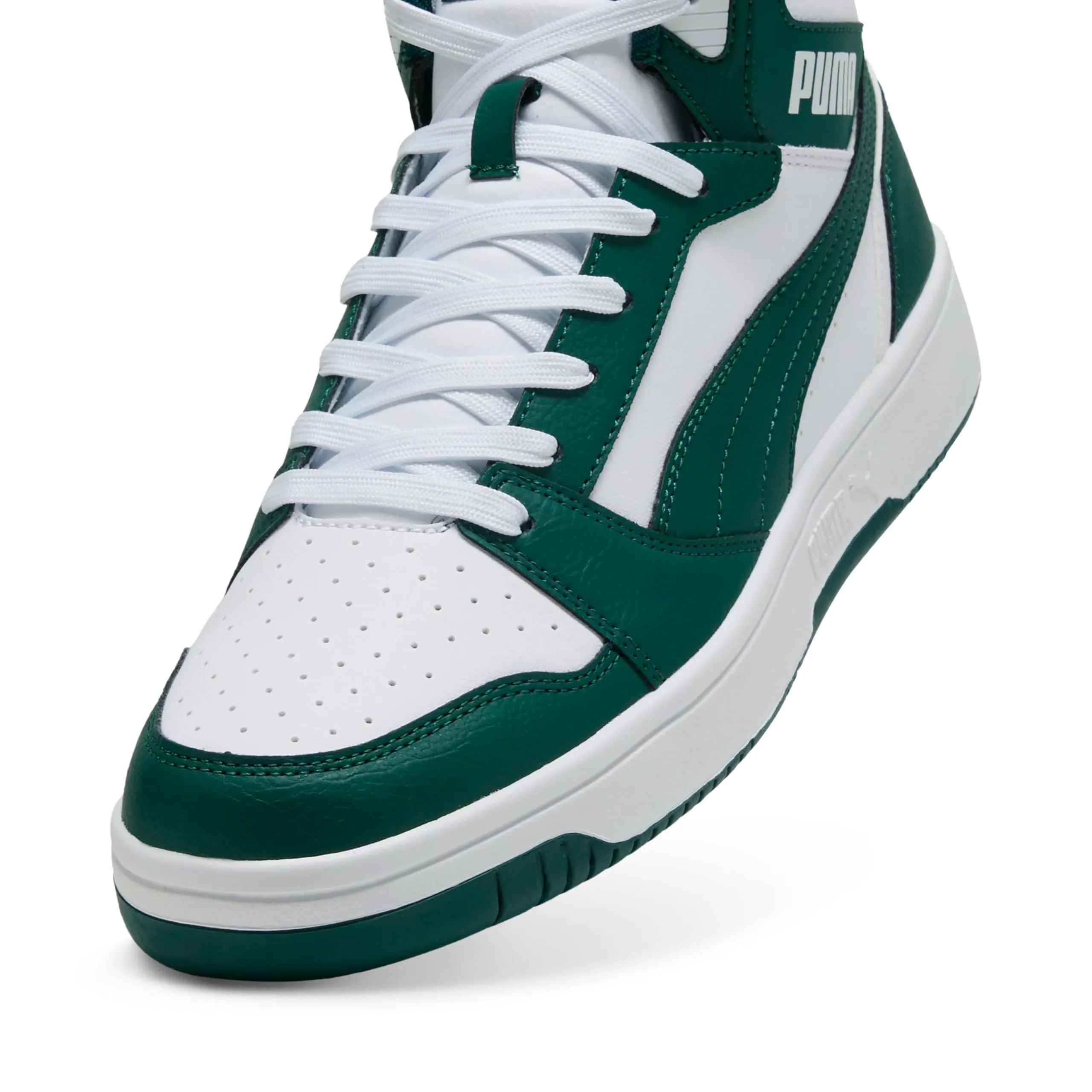 PUMA Rebound V6 Sneakers, White Dark Myrtle, 37 EU - immagine 6