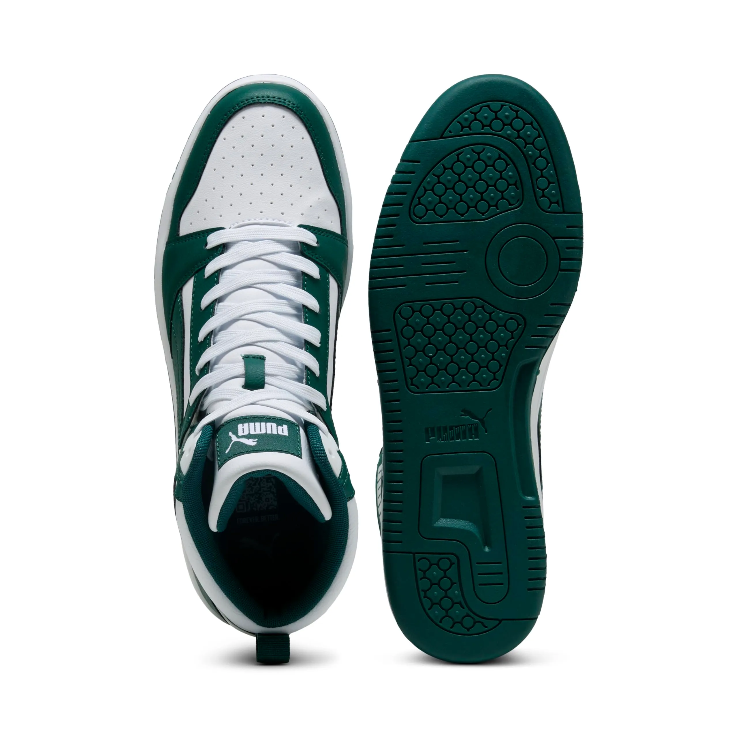 PUMA Rebound V6 Sneakers, White Dark Myrtle, 37 EU - immagine 8