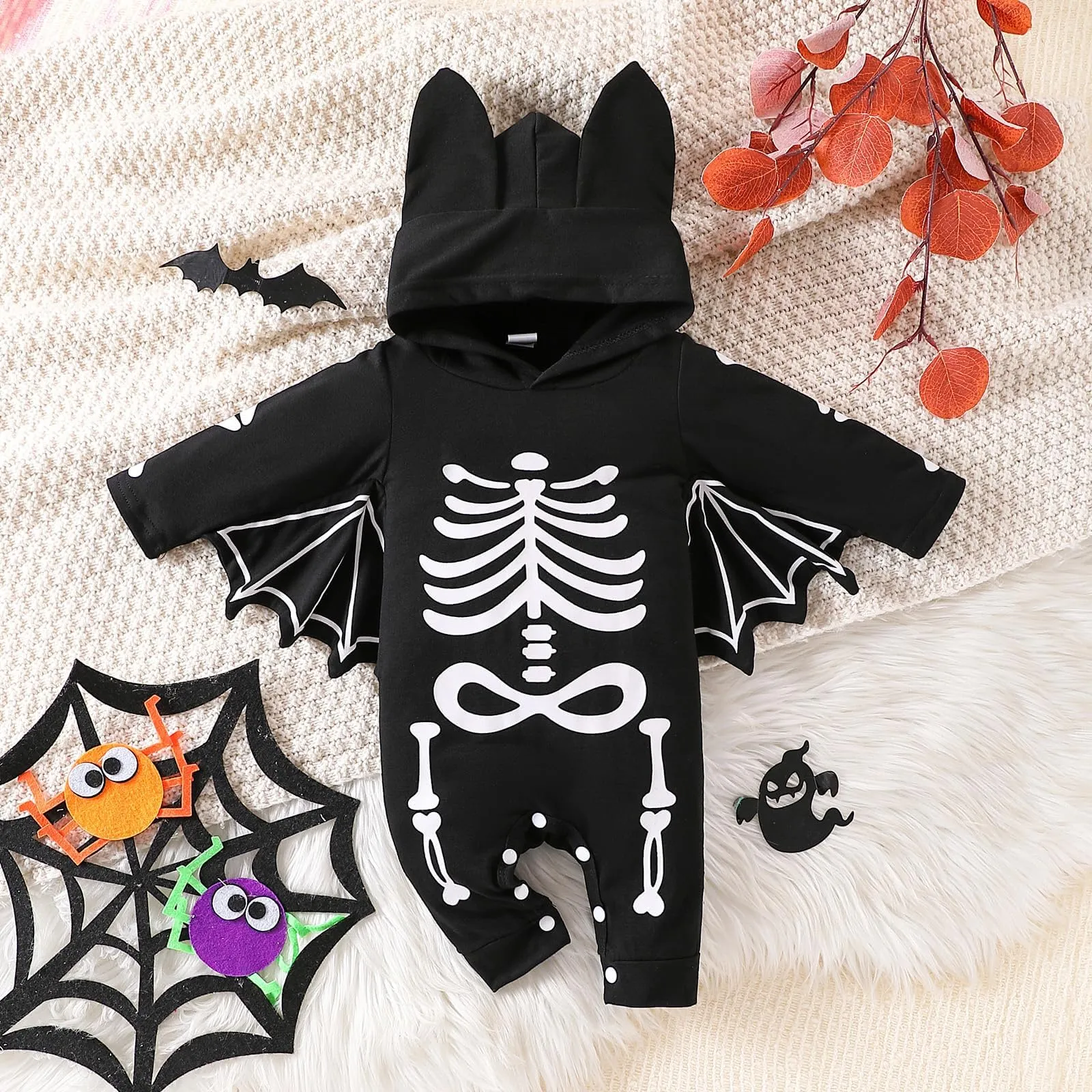 FUTERLY Costume Pipistrello Neonato, 6-9 Mesi - immagine 5