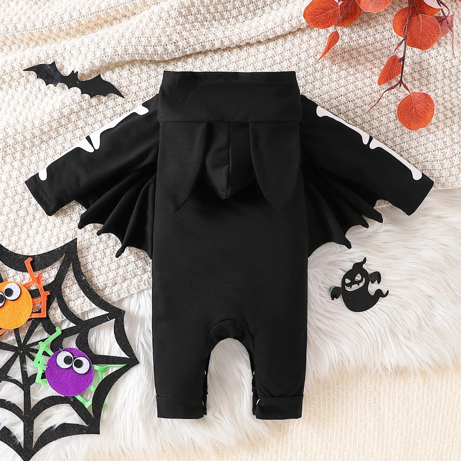 FUTERLY Costume Pipistrello Neonato, 6-9 Mesi - immagine 6