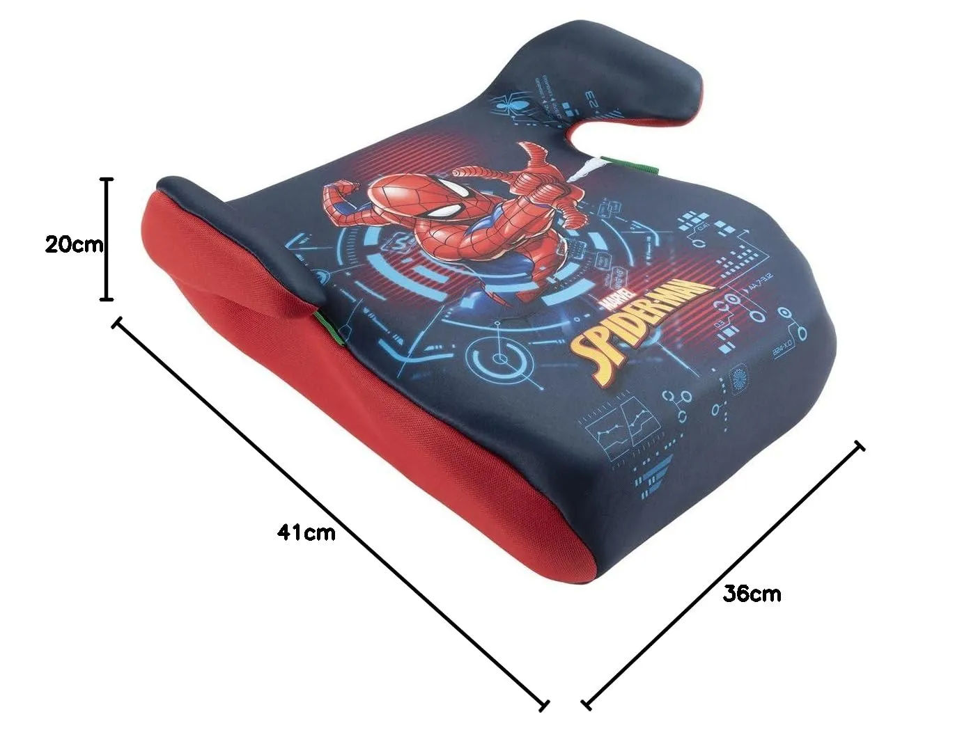 Tataway Seggiolino Alzatina Auto Bimbi Marvel Spiderman I-Size ECE R129, 126-150 cm, 22-36 kg, Gruppo 3 - immagine 10
