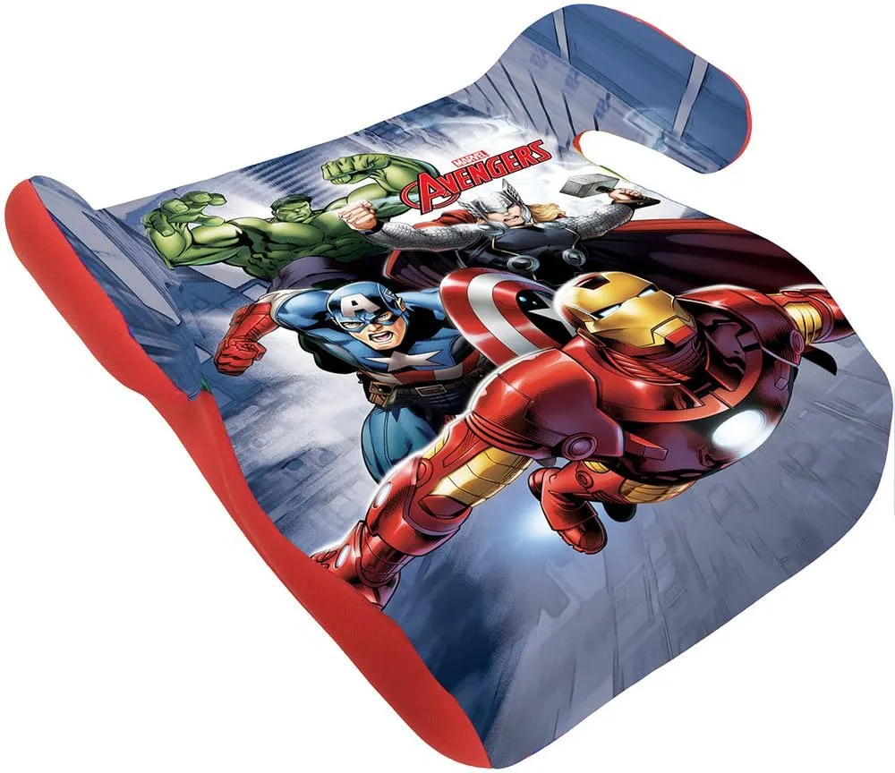 Tataway Seggiolino Alzatina Auto Bimbi Marvel Avengers I-Size ECE R129, Rialzo 126-150 cm, 22-36 kg, 6-12 anni, Gruppo 3 - immagine 1