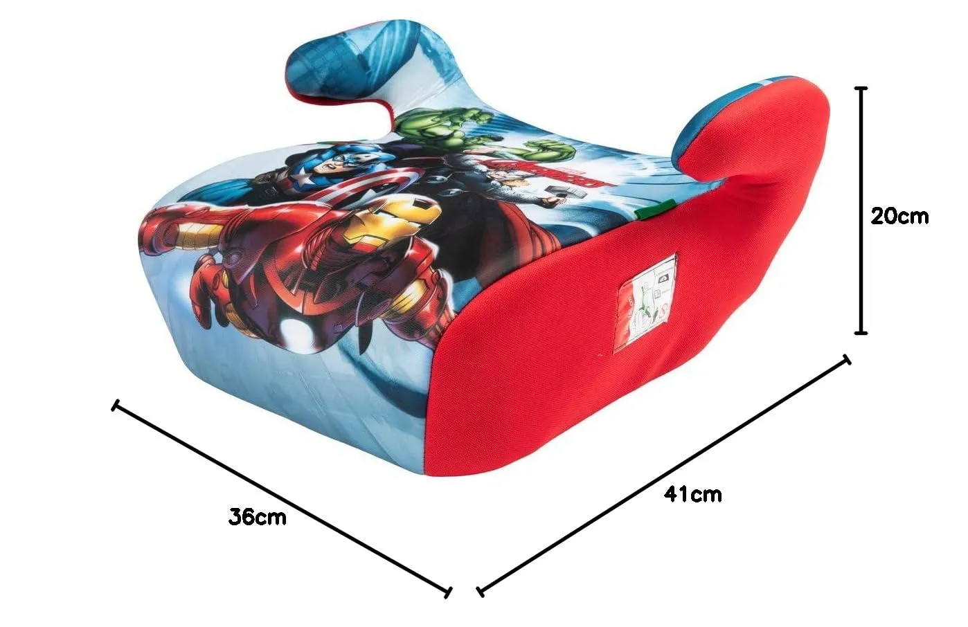 Tataway Seggiolino Alzatina Auto Bimbi Marvel Avengers I-Size ECE R129, Rialzo 126-150 cm, 22-36 kg, 6-12 anni, Gruppo 3 - immagine 10