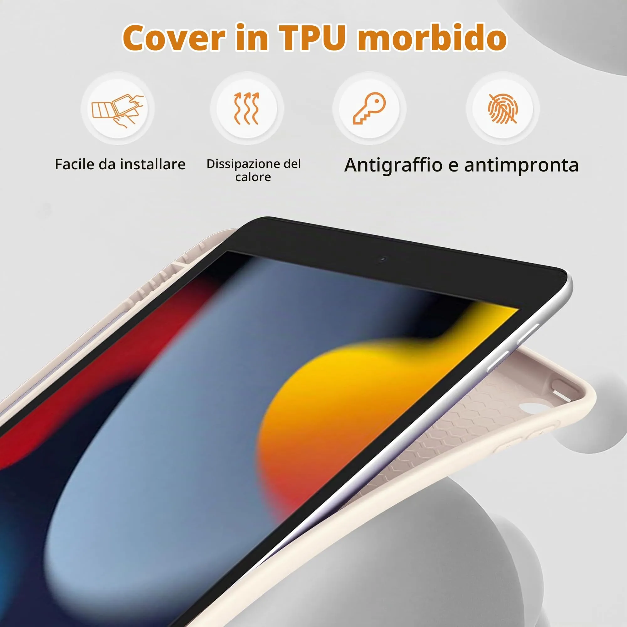 CACOE Cover per iPad 9a / 8a / 7a Generazione (10,2 pollici) con Portapenne - immagine 5