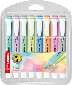 Stabilo swing cool Pastel Evidenziatori, 4 unità - immagine 1