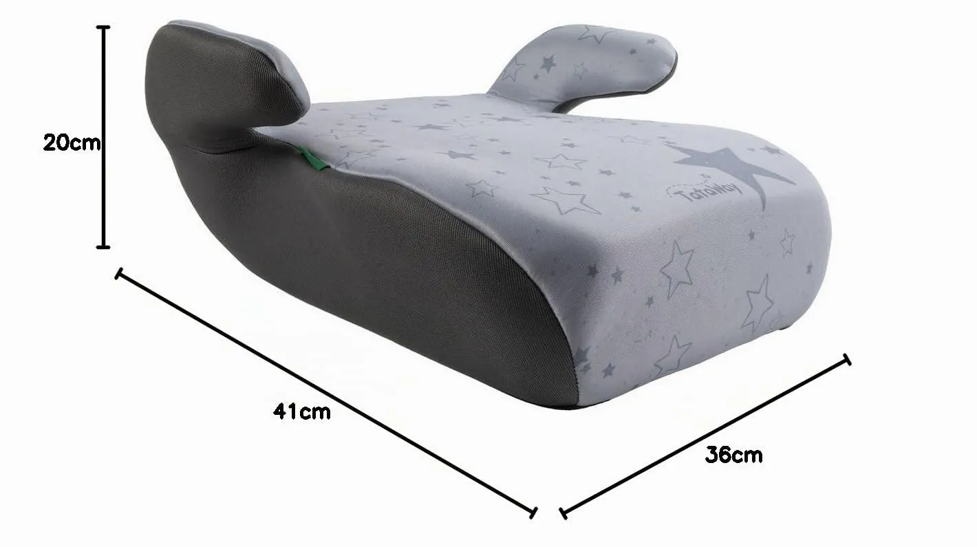 Tataway Seggiolino Alzatina Auto Bimbi I-Size ECE R129, Grigio, 126-150 cm, 22-36 kg, Gruppo 3 - immagine 10