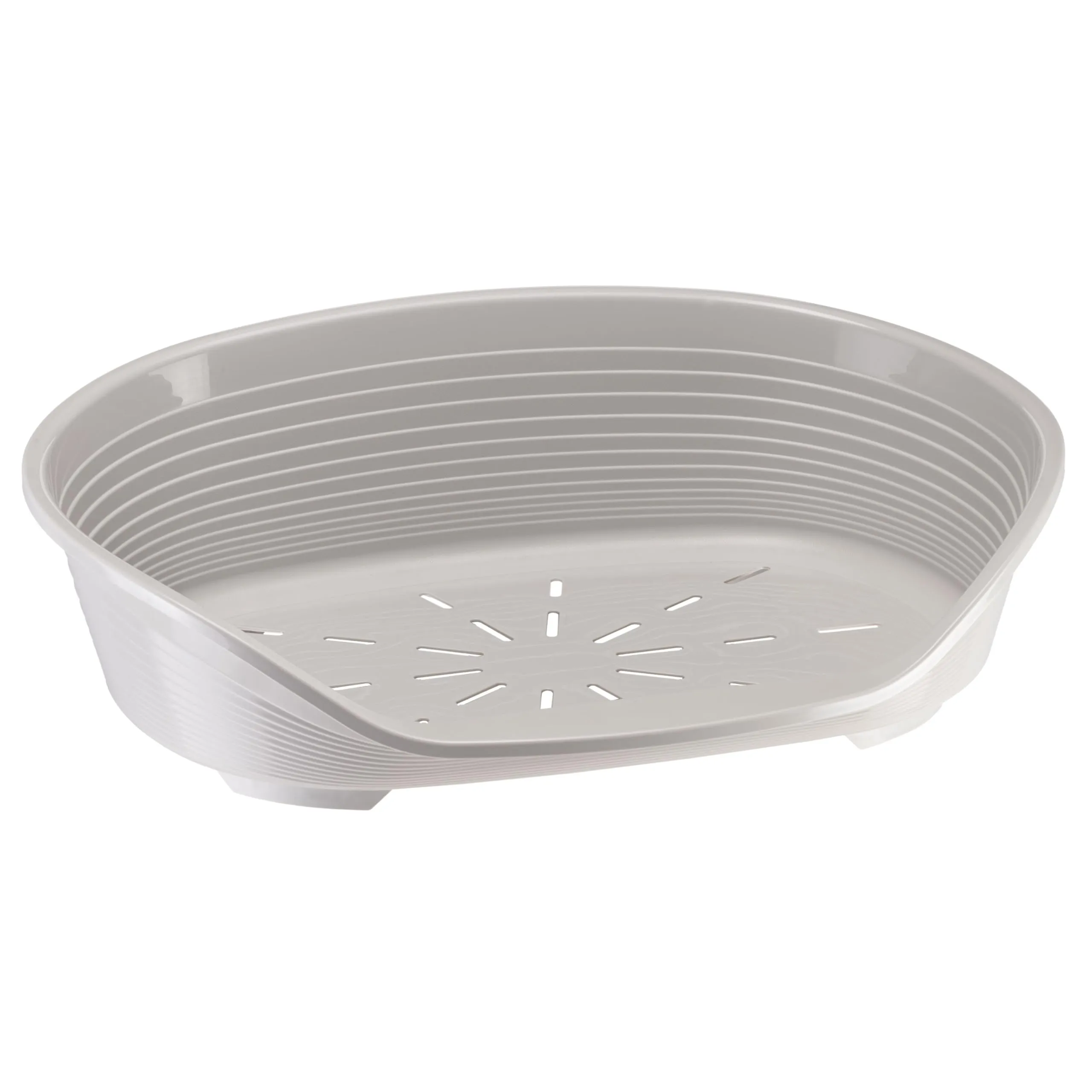 Ferplast Siesta Deluxe 6 Dog Bed, Light Grey - immagine 1
