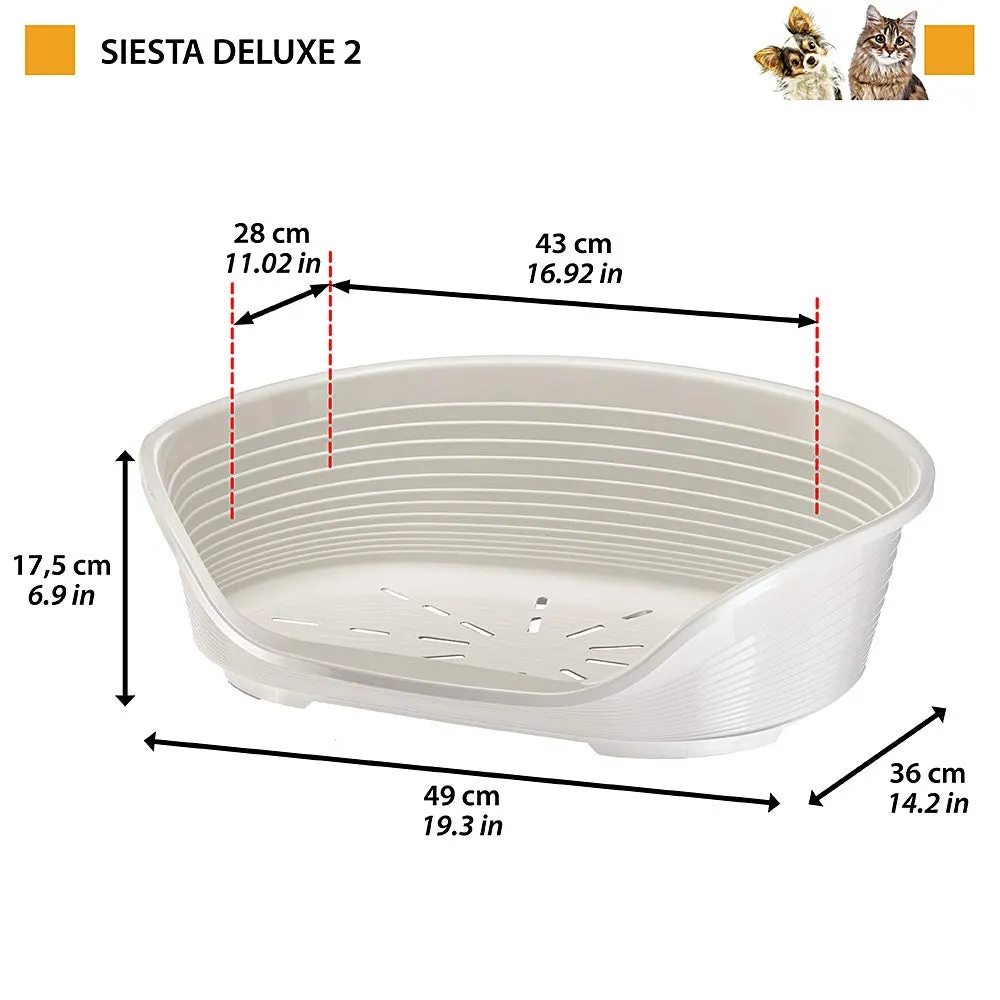 Ferplast Siesta Deluxe 2, Gris clair - immagine 2
