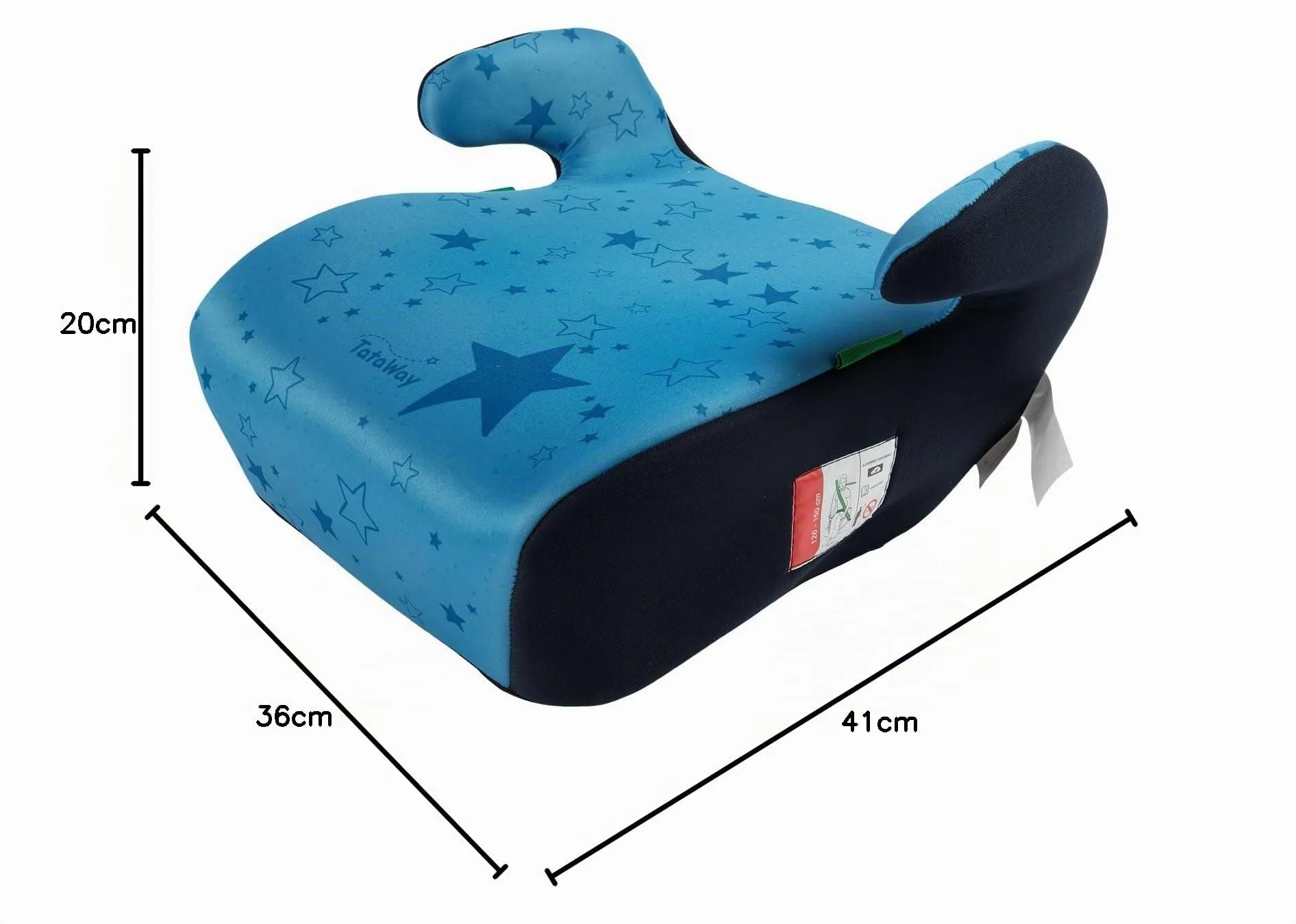 Tataway Seggiolino Alzatina Auto Bimbi I-Size ECE R129, 126-150 cm, 22-36 kg, Gruppo 3, Blu - immagine 10