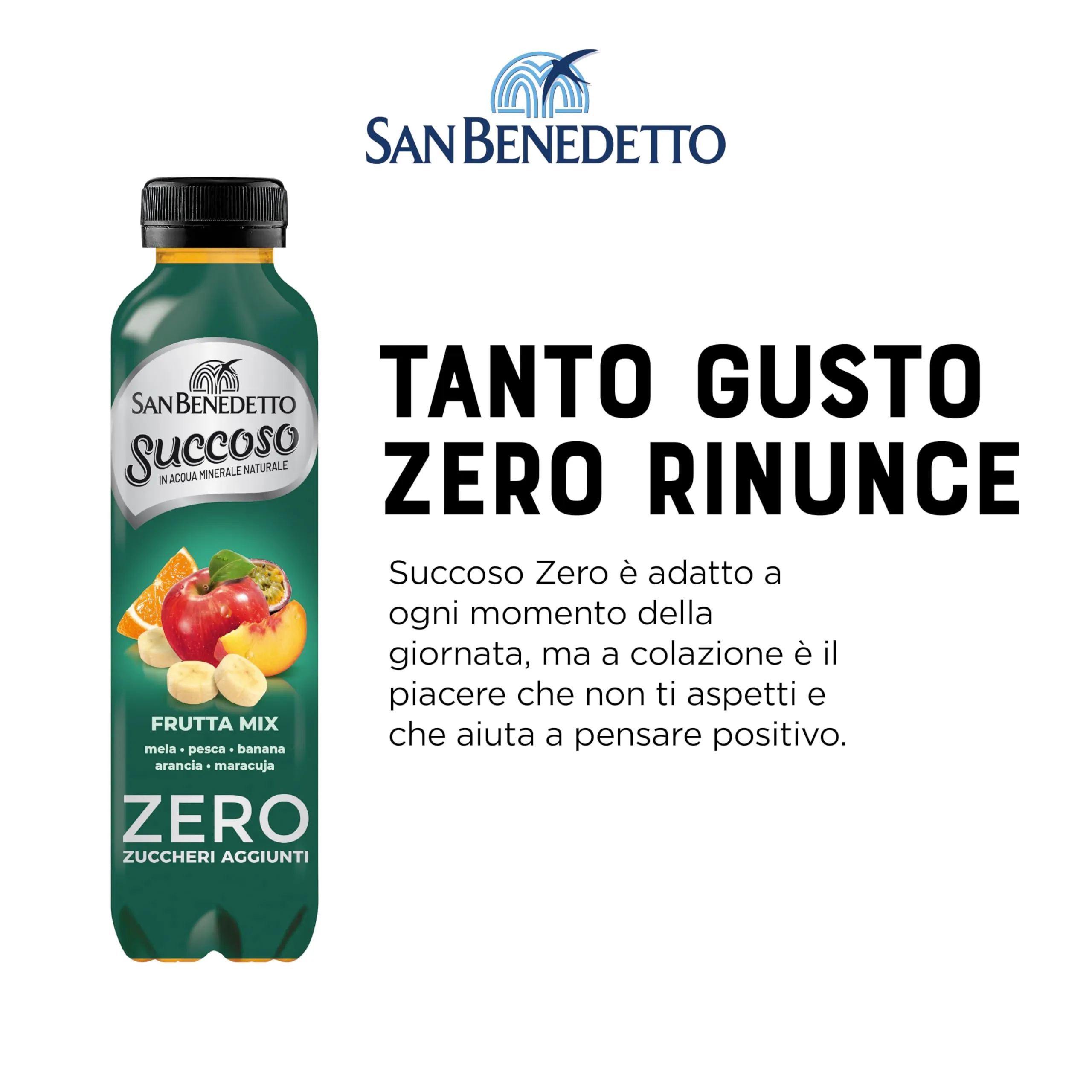San Benedetto Succoso Zero Gusto Fruttamix, 12x400 ml - immagine 3