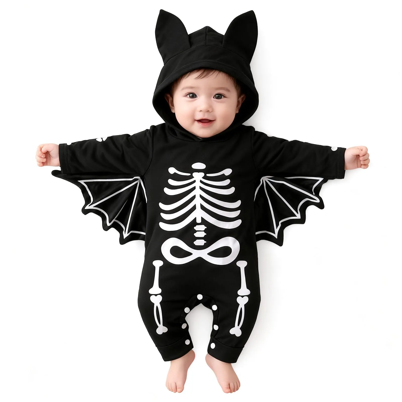 FUTERLY Costume Pipistrello Neonato, 0-3 Mesi - immagine 1