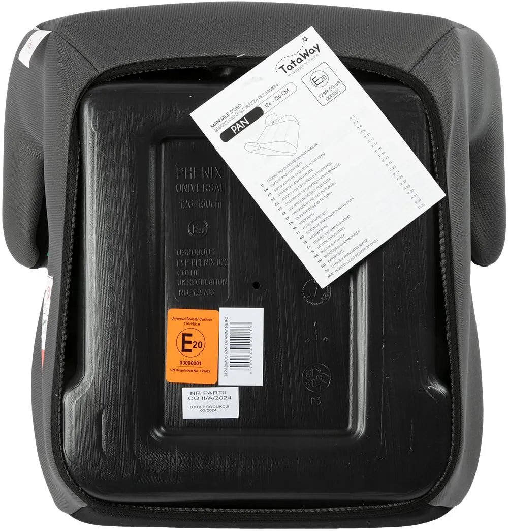 Tataway Seggiolino Alzatina Auto Bimbi I-Size ECE R129, 126-150 cm, 22-36 kg, Rosa - immagine 6