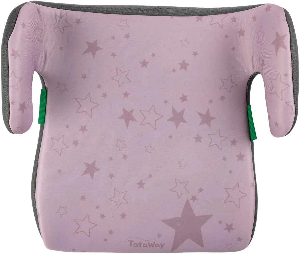 Tataway Seggiolino Alzatina Auto Bimbi I-Size ECE R129, 126-150 cm, 22-36 kg, Rosa - immagine 9