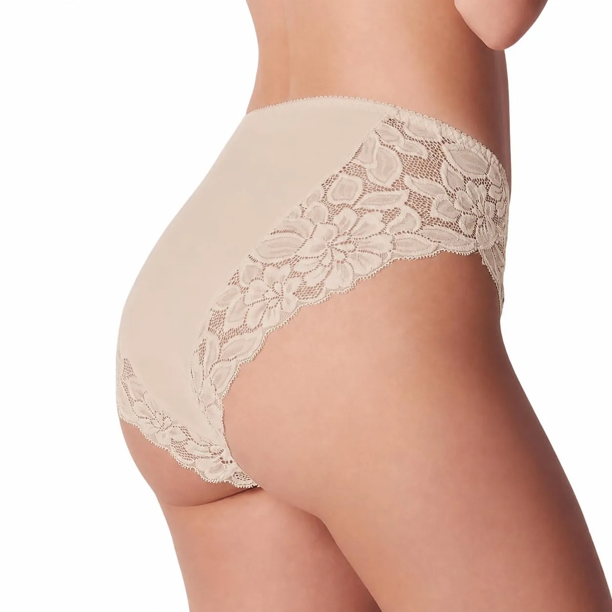 Cotonella ADC89 Slip Donna Cotone Bielastico, 8 Pezzi, Cipria, TG 3/M - immagine 2
