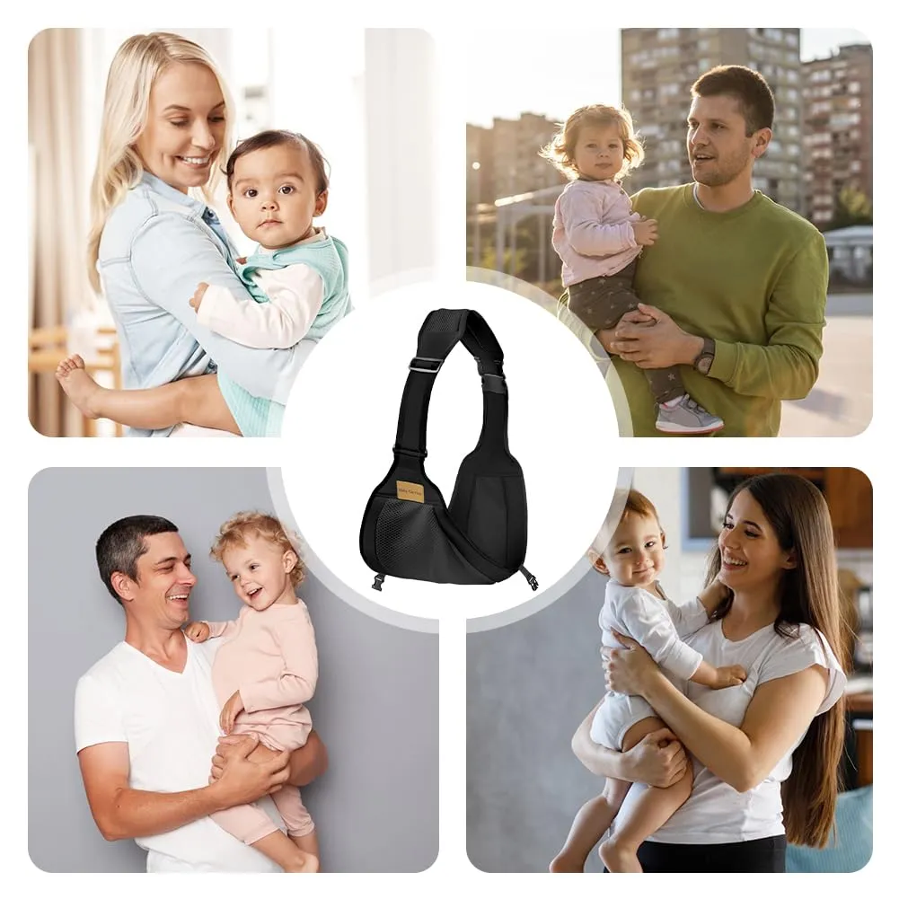 AOOWU Fascia Porta Bambino Traspirante Ergonomica Regolabile, 0-36 Mesi, Max 25 Kg - immagine 7
